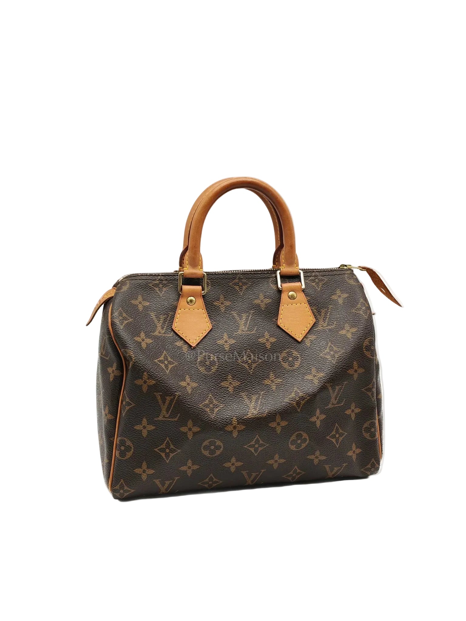 Speedy 25 Bag in Monogram Canvas & Aged Gold Hardware (Datecode: SP0052) | Purse Maison Luxury Bags Shop