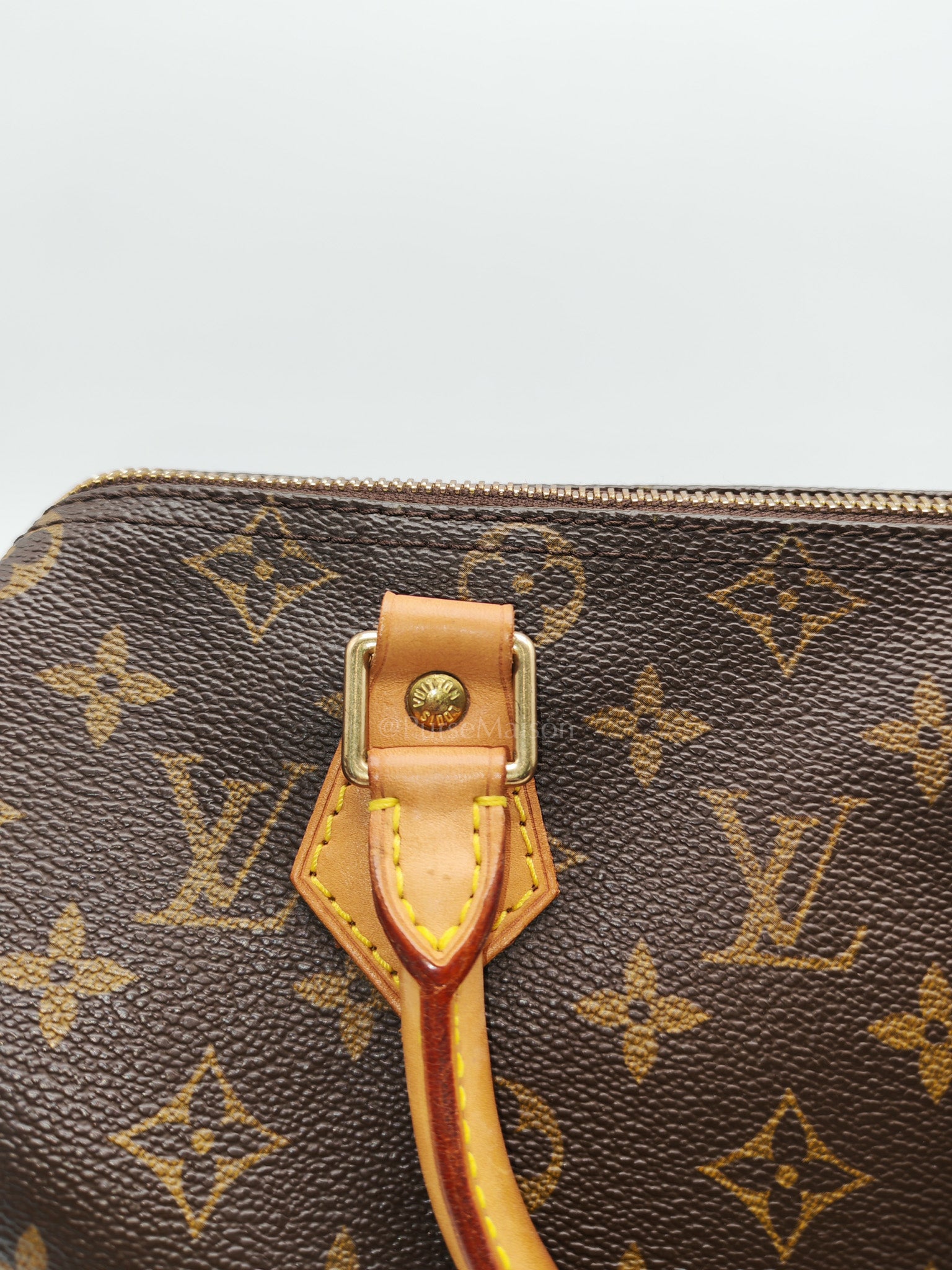Speedy 25 Bag in Monogram Canvas & Aged Gold Hardware (Datecode: SP0052) | Purse Maison Luxury Bags Shop