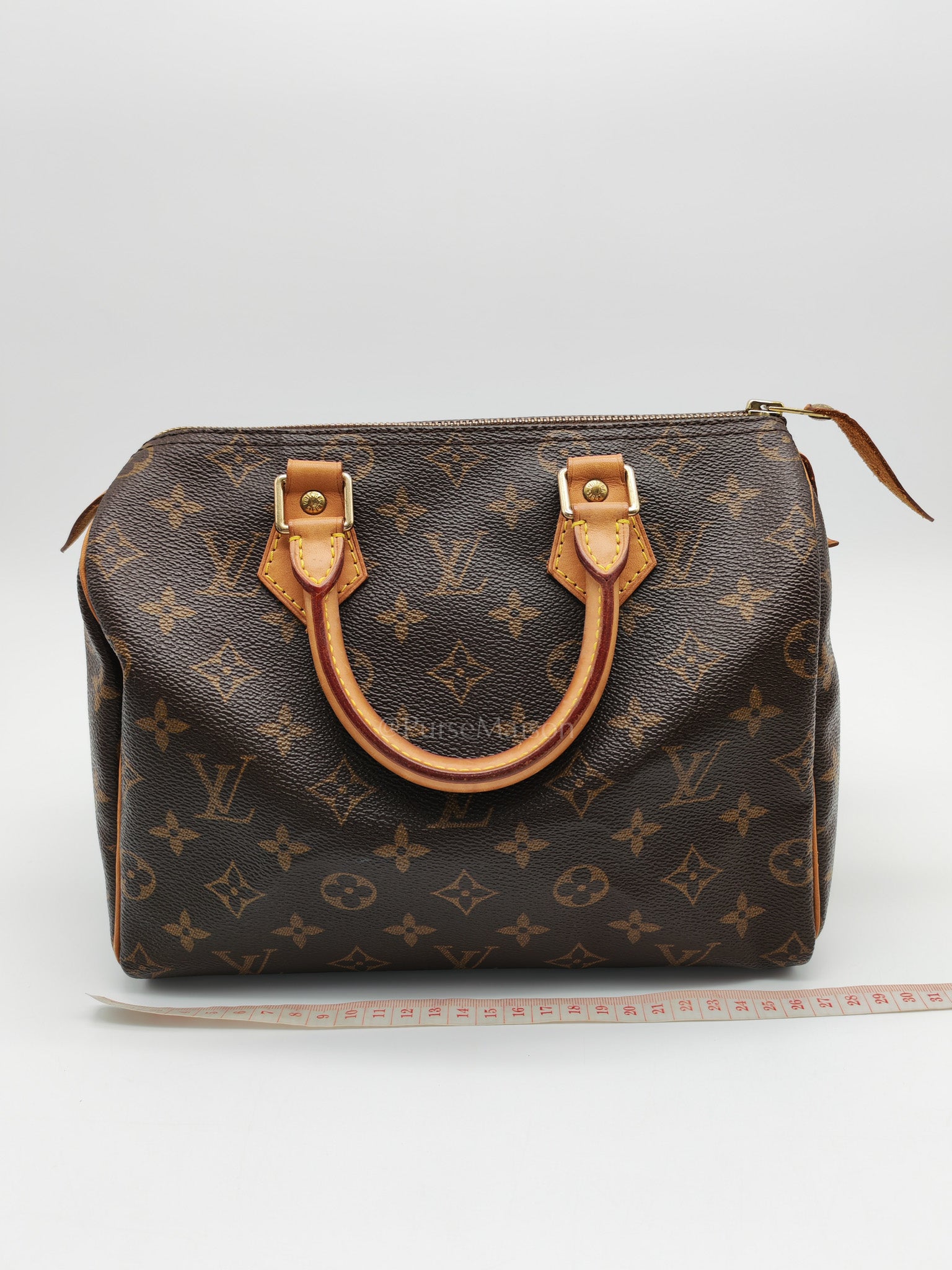 Speedy 25 Bag in Monogram Canvas & Aged Gold Hardware (Datecode: SP0052) | Purse Maison Luxury Bags Shop
