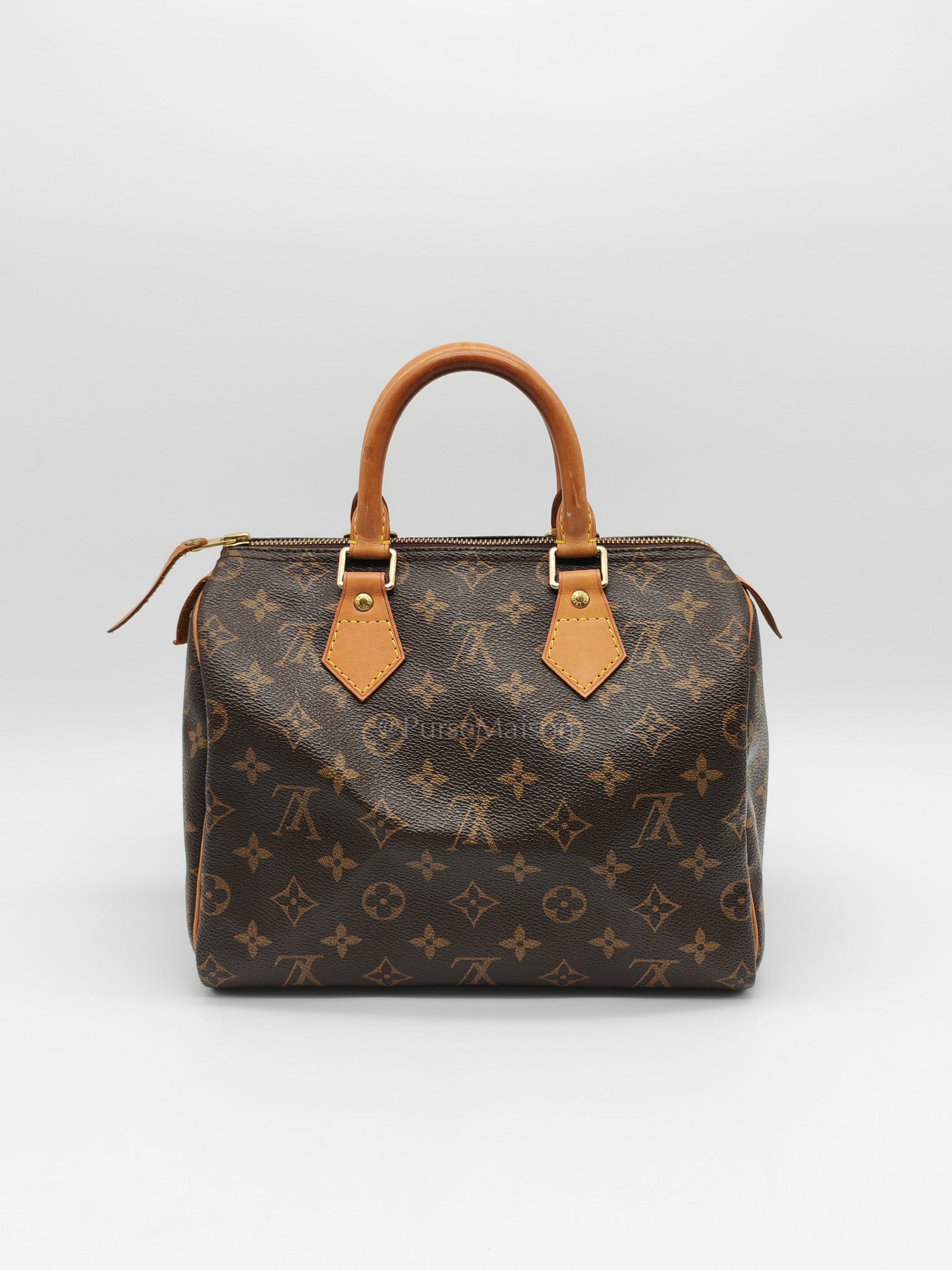 Speedy 25 Bag in Monogram Canvas & Aged Gold Hardware (Datecode: SP0052) | Purse Maison Luxury Bags Shop