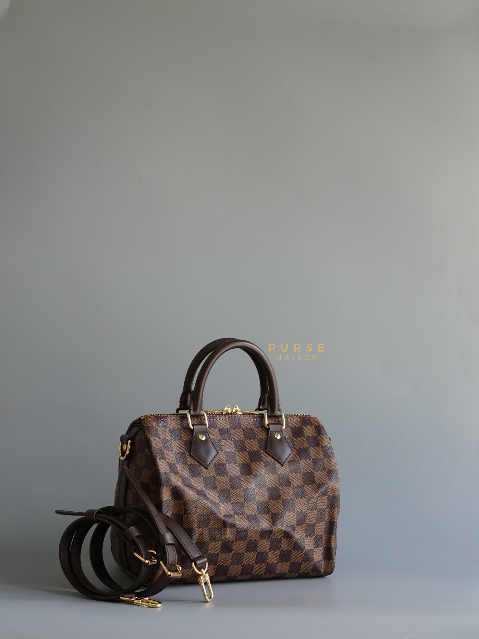 Speedy 25 Damier Ebene Canvas LA0230 | Purse Maison Luxury Bags Shop