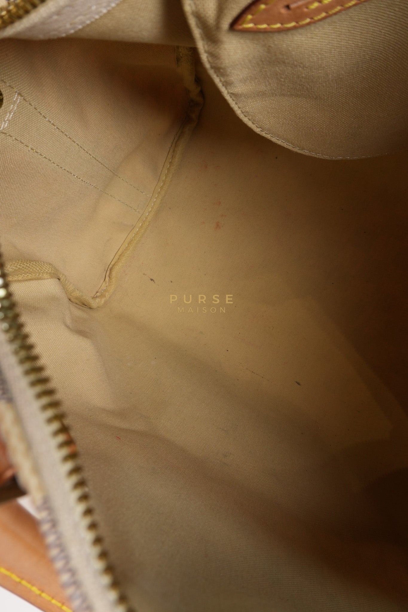 Speedy 30 Bandouliere in Damier Azur Canvas & Gold Hardware (Date Code: DU4103) | Purse Maison Luxury Bags Shop