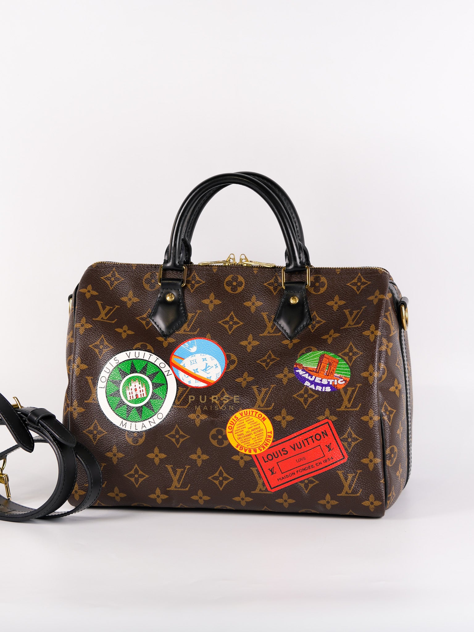 Speedy 30 in Brown Monogram Canvas (Date Code: DU1128) | Purse Maison Luxury Bags Shop
