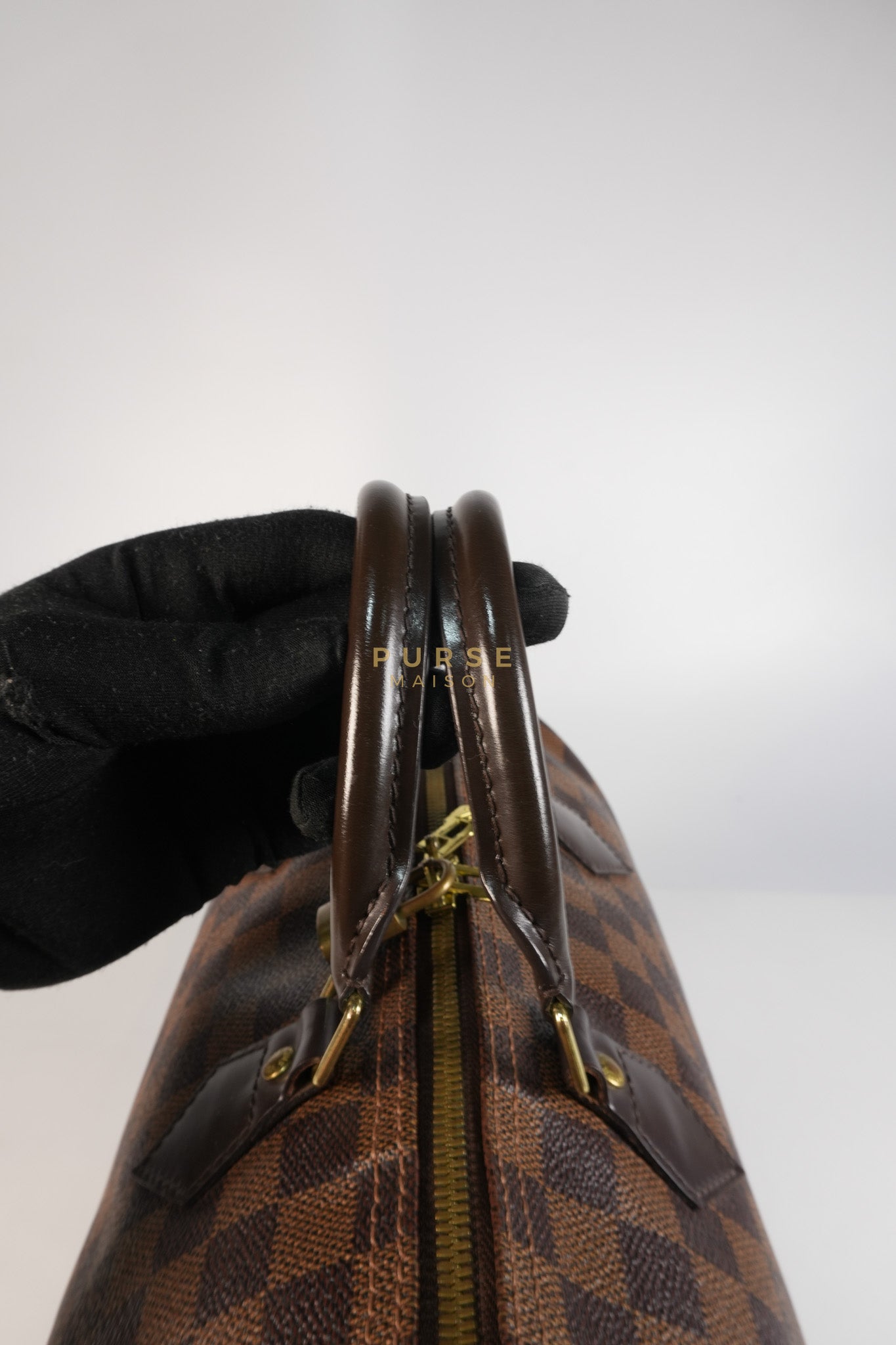 Speedy 30 in Damier Ebene Canvas (Date Code: DU0144) | Purse Maison Luxury Bags Shop