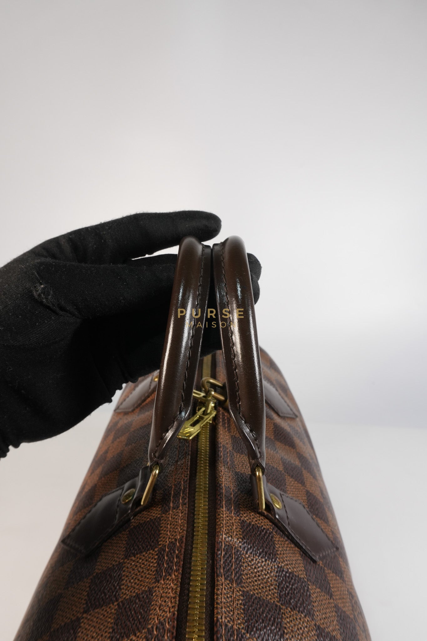 Speedy 30 in Damier Ebene Canvas (Date Code: DU0144) | Purse Maison Luxury Bags Shop