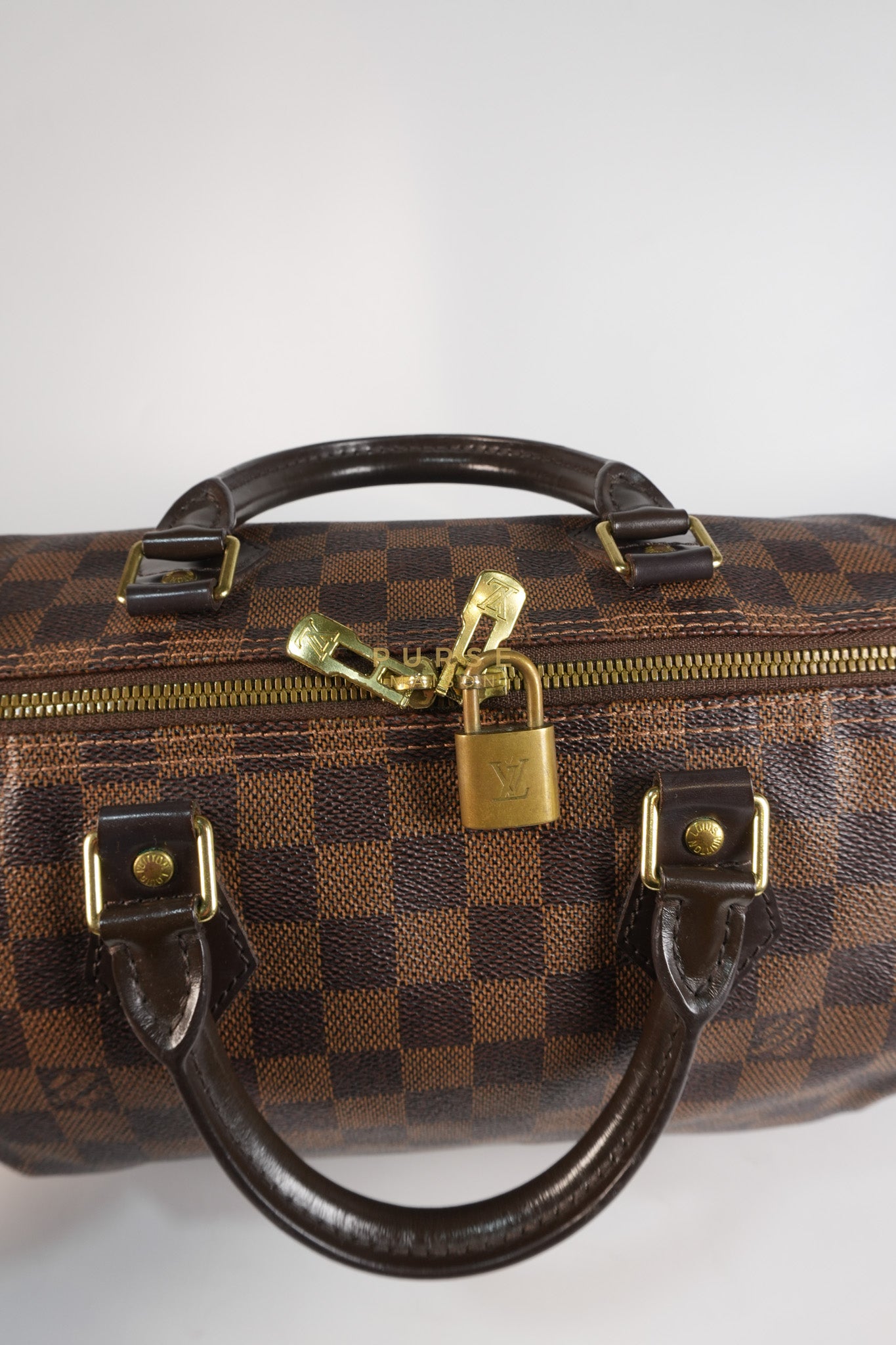 Speedy 30 in Damier Ebene Canvas (Date Code: DU0144) | Purse Maison Luxury Bags Shop
