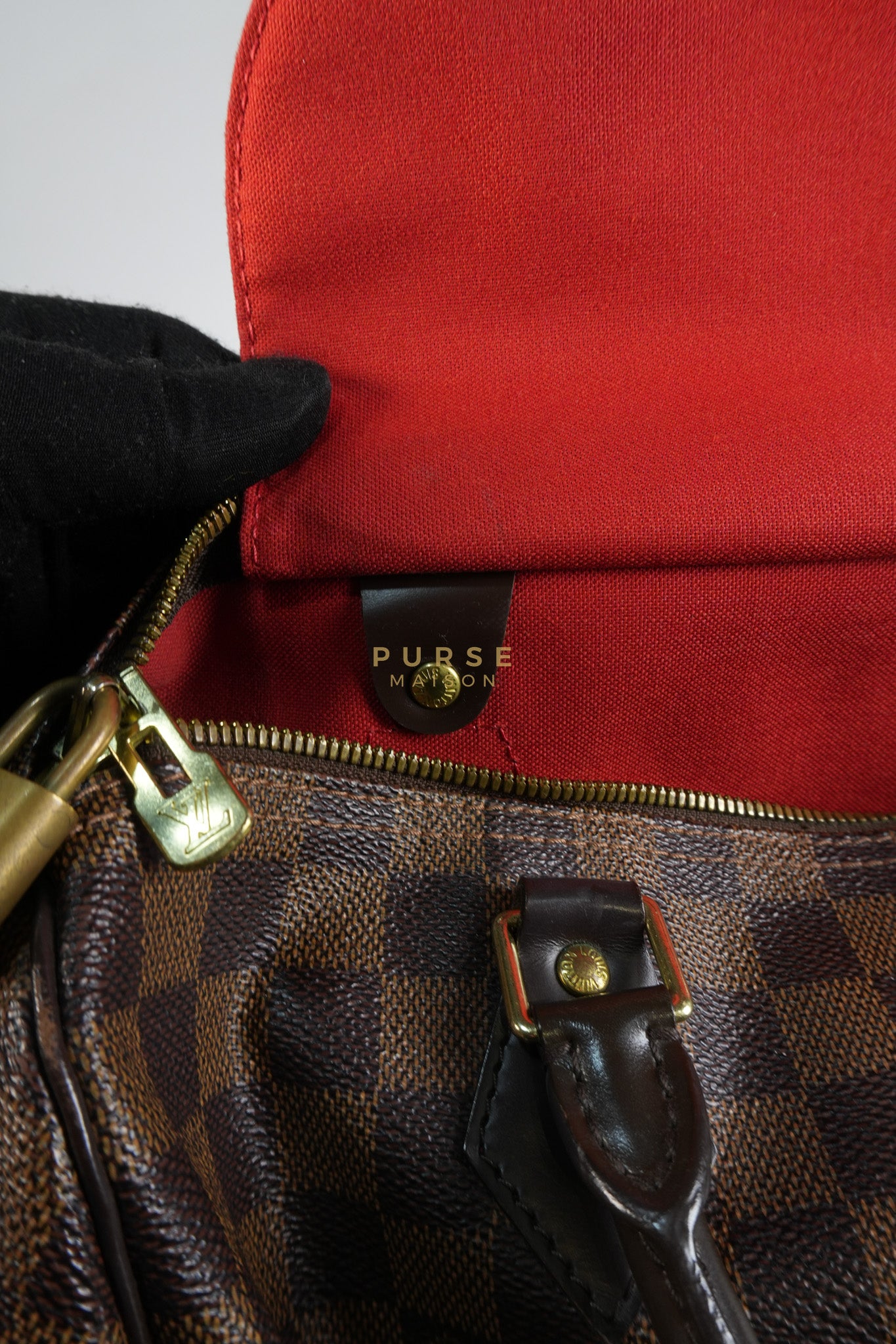 Speedy 30 in Damier Ebene Canvas (Date Code: DU0144) | Purse Maison Luxury Bags Shop