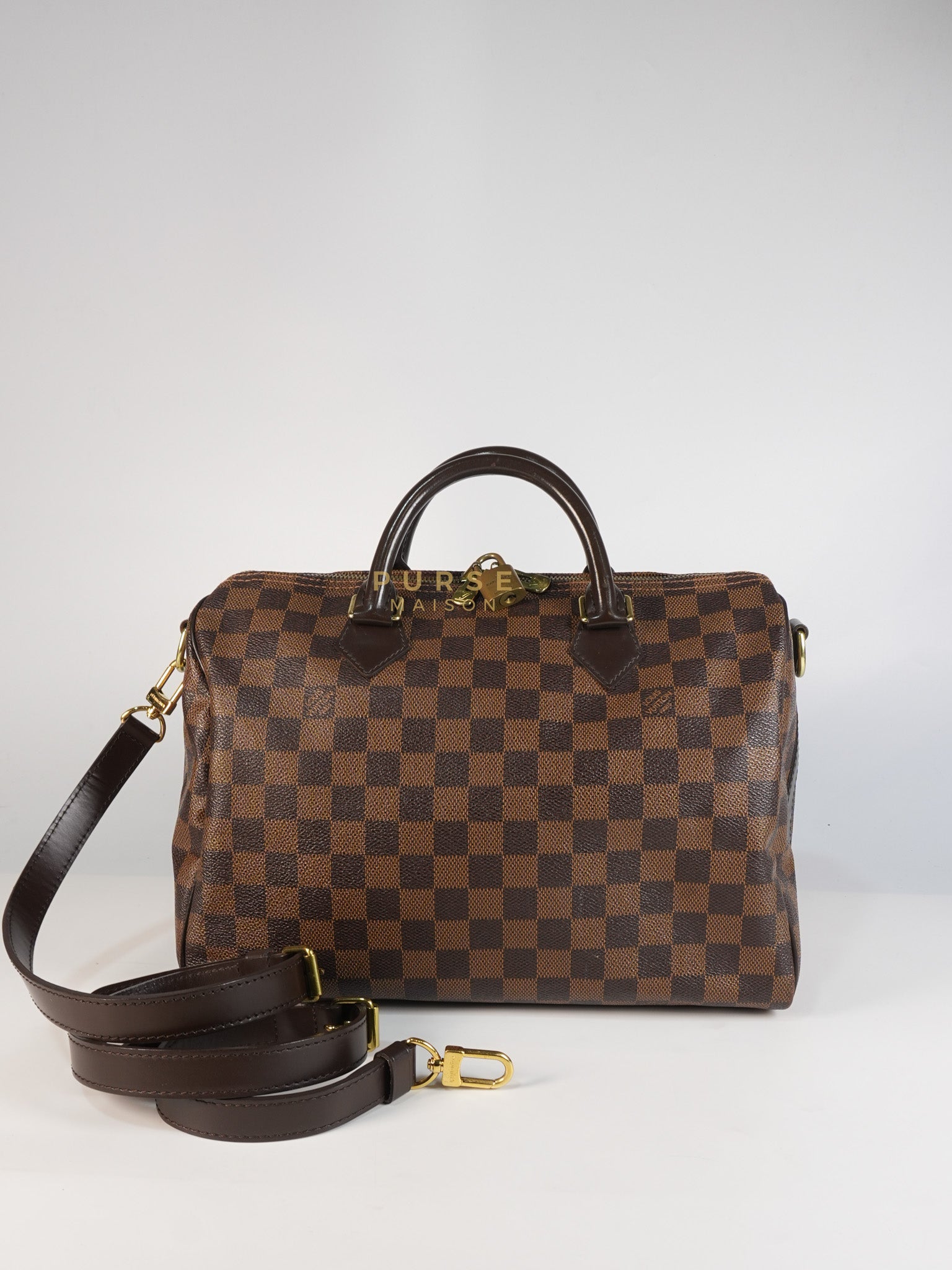 Speedy 30 in Damier Ebene Canvas (Date Code: DU0144) | Purse Maison Luxury Bags Shop