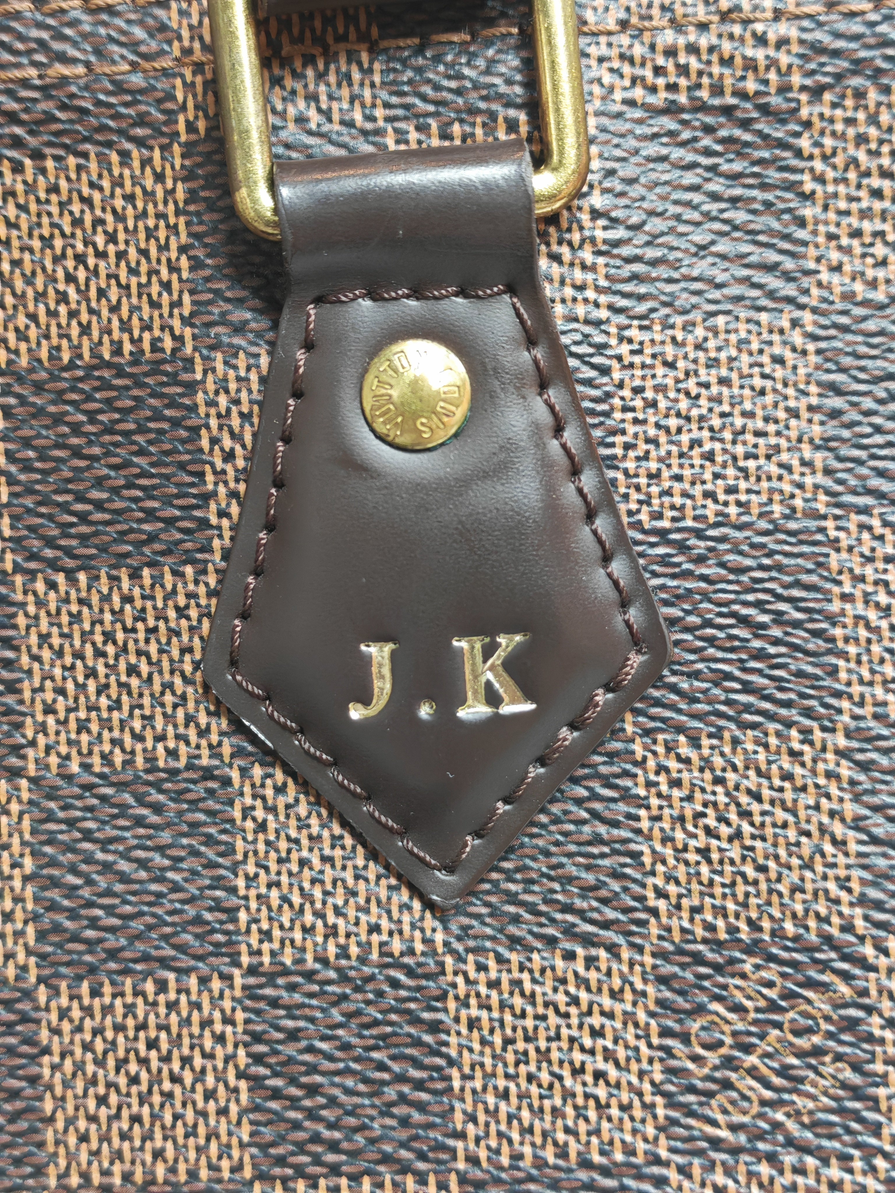 Speedy 30 in Damier Ebene Canvas Handbag (Date Code: MB4144) with J.K Heat Stamp | Purse Maison Luxury Bags Shop