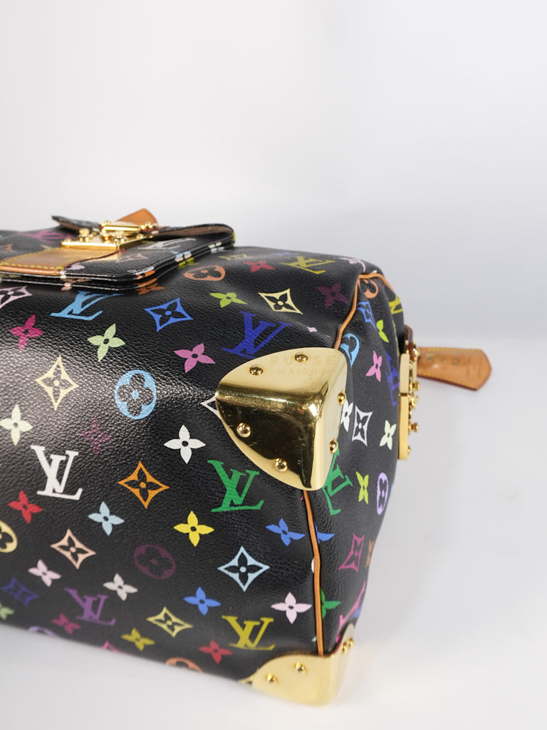 Speedy 30 Murakami Multicolor Canvas (Date Code: SP2009) with MSD Hot Stamp | Purse Maison Luxury Bags Shop
