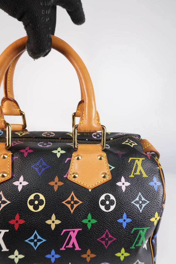 Speedy 30 Murakami Multicolor Canvas (Date Code: SP2009) with MSD Hot Stamp | Purse Maison Luxury Bags Shop