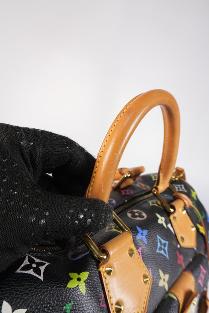 Speedy 30 Murakami Multicolor Canvas (Date Code: SP2009) with MSD Hot Stamp | Purse Maison Luxury Bags Shop