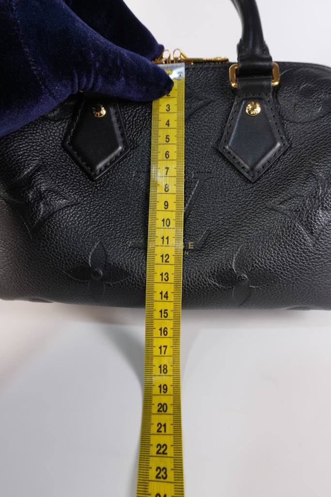 Speedy Bandoulier 20 Black Empreinte Leather (Microchip) | Purse Maison Luxury Bags Shop