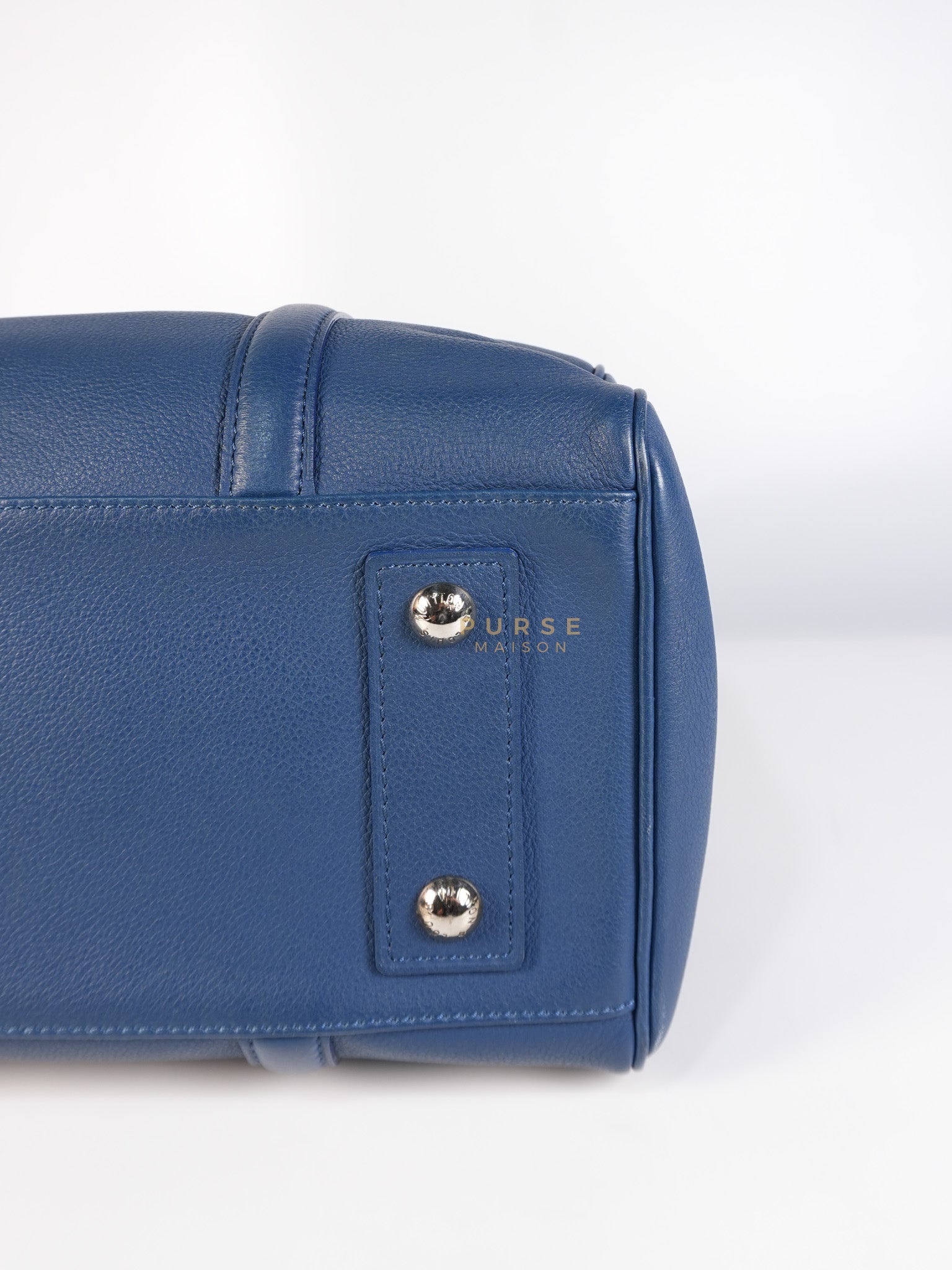 Speedy Sofia Coppola PM in Blue Ocean Calfskin Leather Crossbody Bag (Date Code: TR1143) | Purse Maison Luxury Bags Shop