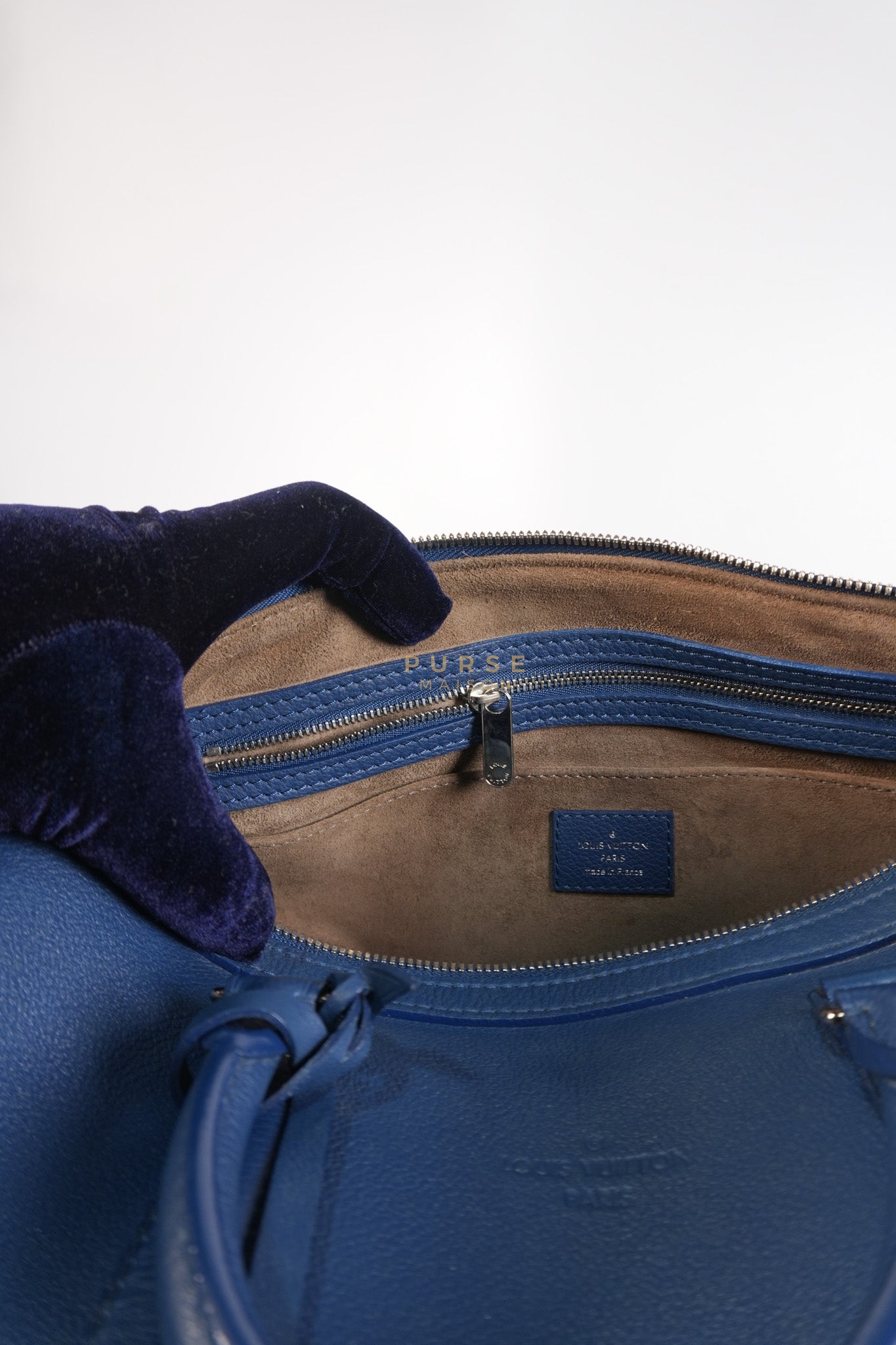 Speedy Sofia Coppola PM in Blue Ocean Calfskin Leather Crossbody Bag (Date Code: TR1143) | Purse Maison Luxury Bags Shop