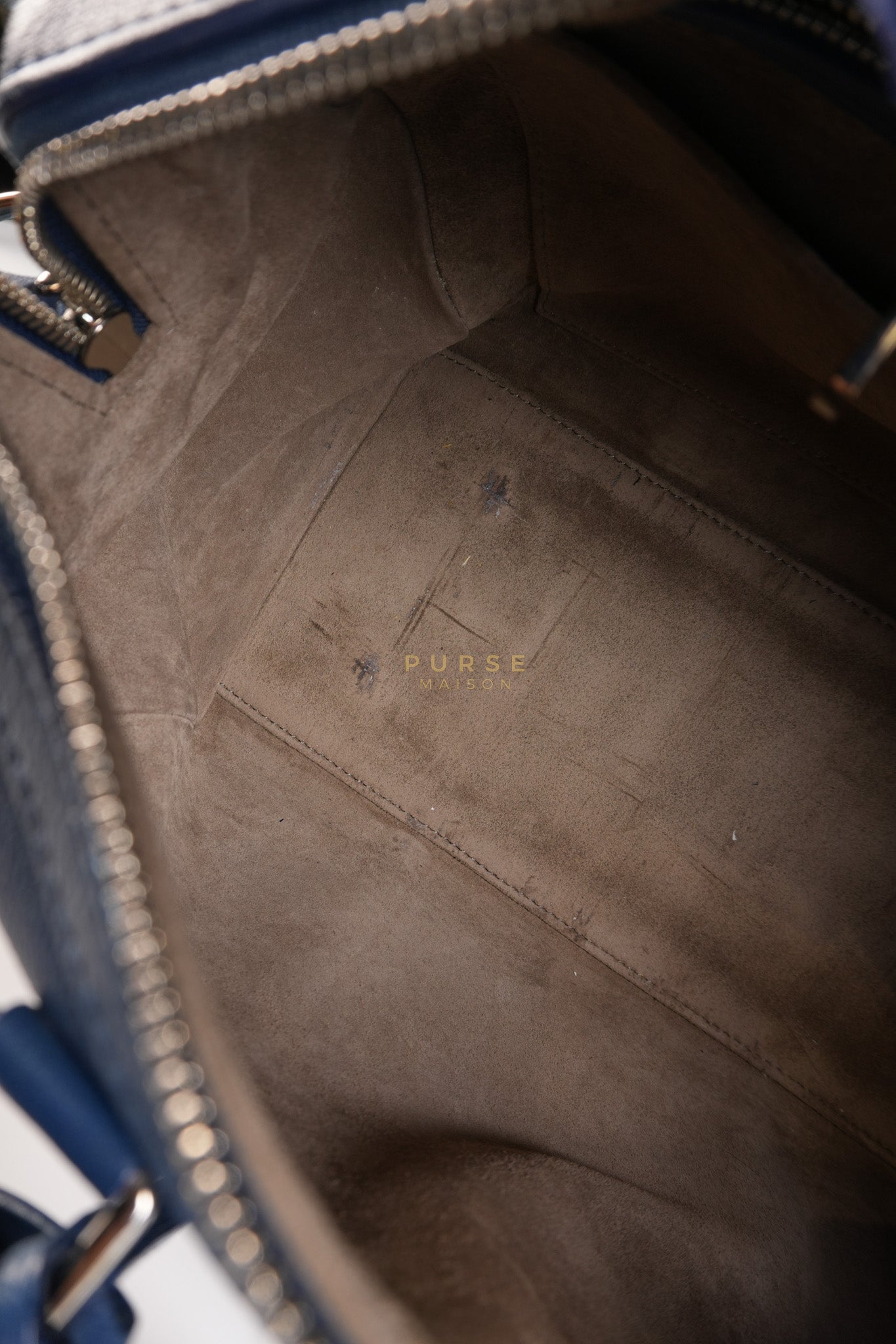 Speedy Sofia Coppola PM in Blue Ocean Calfskin Leather Crossbody Bag (Date Code: TR1143) | Purse Maison Luxury Bags Shop