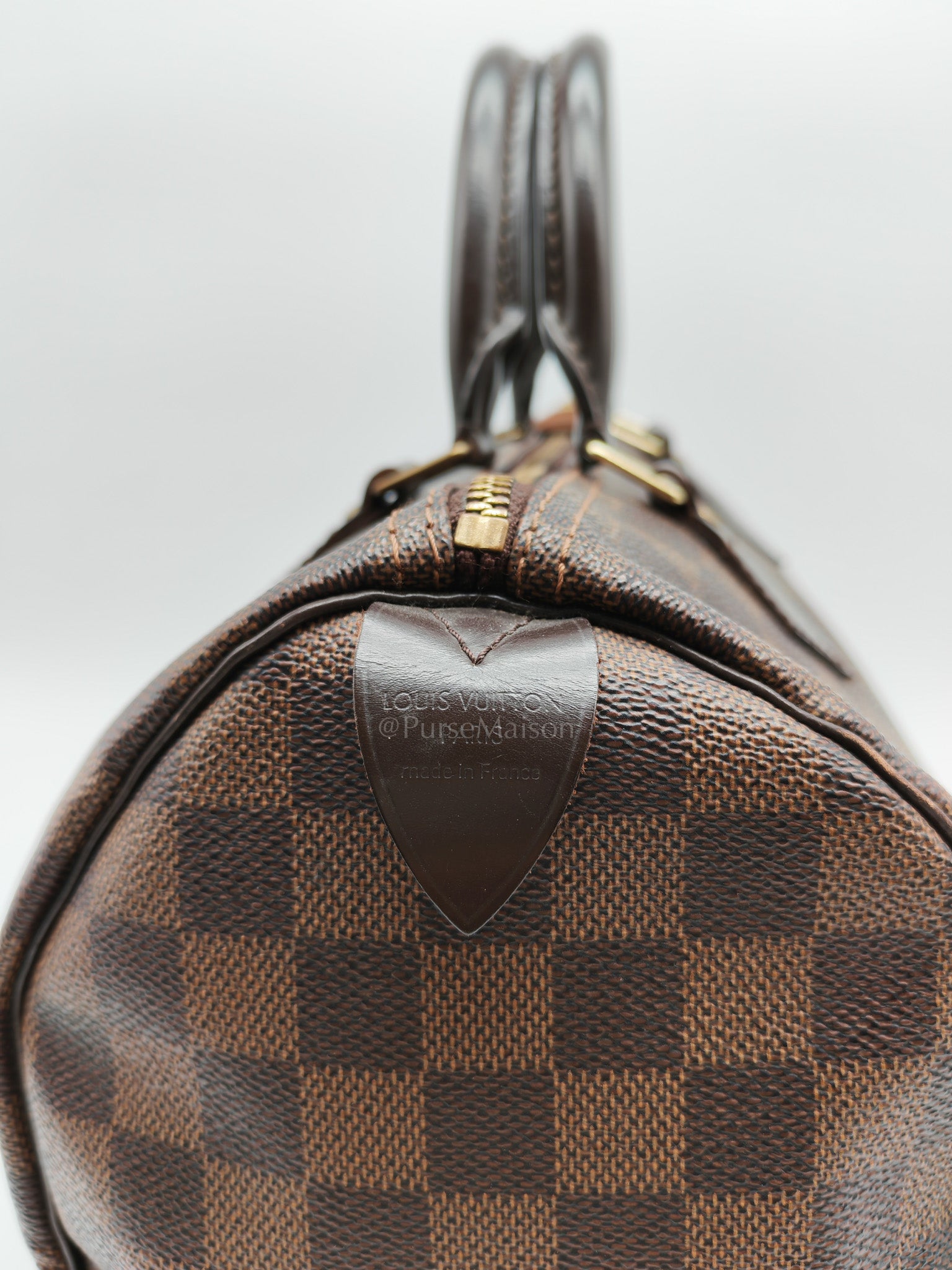 Louis Vuitton Speedy 30 in Damier Ebene Canvas (Date Code: DU0131)