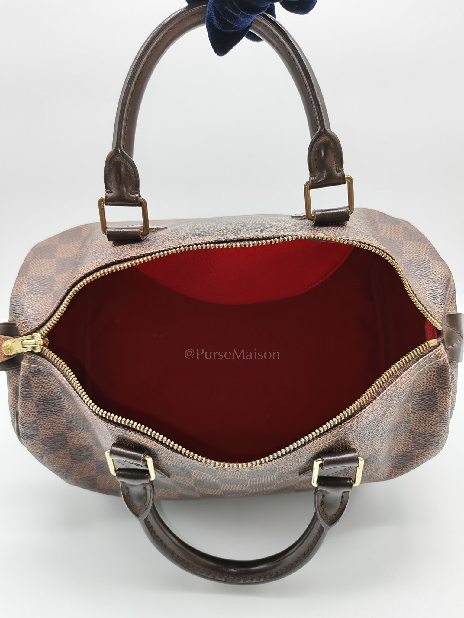 Louis Vuitton Speedy 30 in Damier Ebene Canvas (Date Code: DU0131)