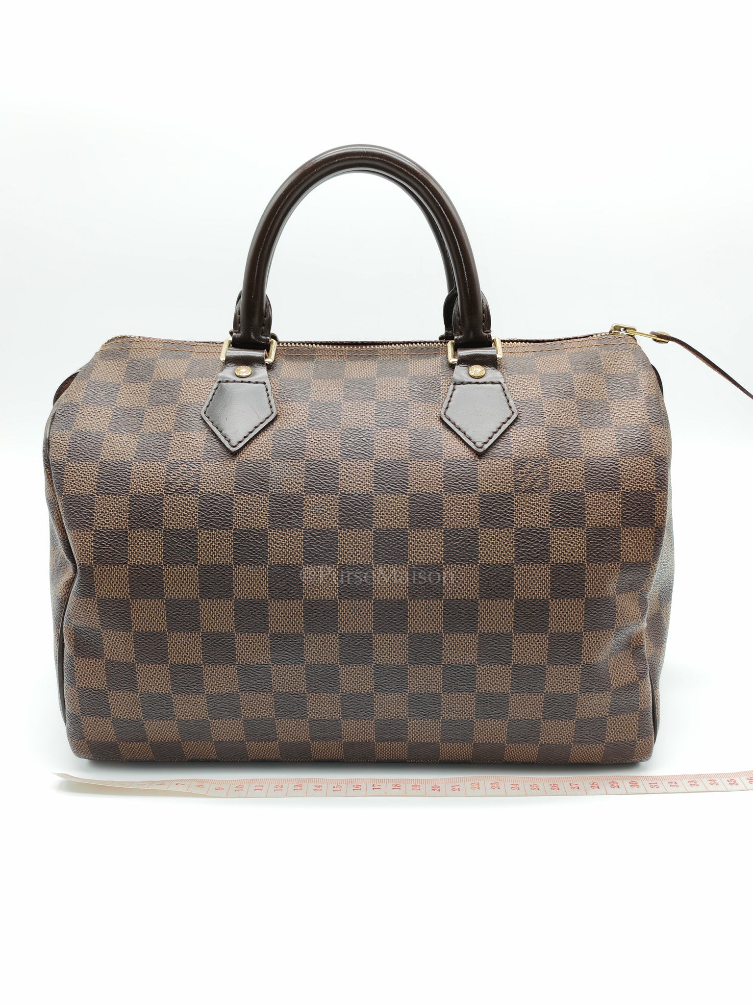 Louis Vuitton Speedy 30 in Damier Ebene Canvas (Date Code: DU0131)