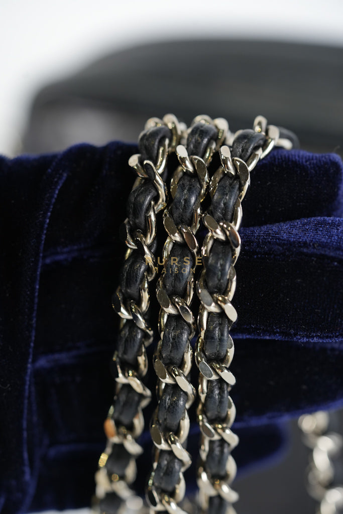 Square Camera Bag Vintage Quilted Lambskin Leather and Silver Hardware Series 4 | Purse Maison Luxury Bags Shop