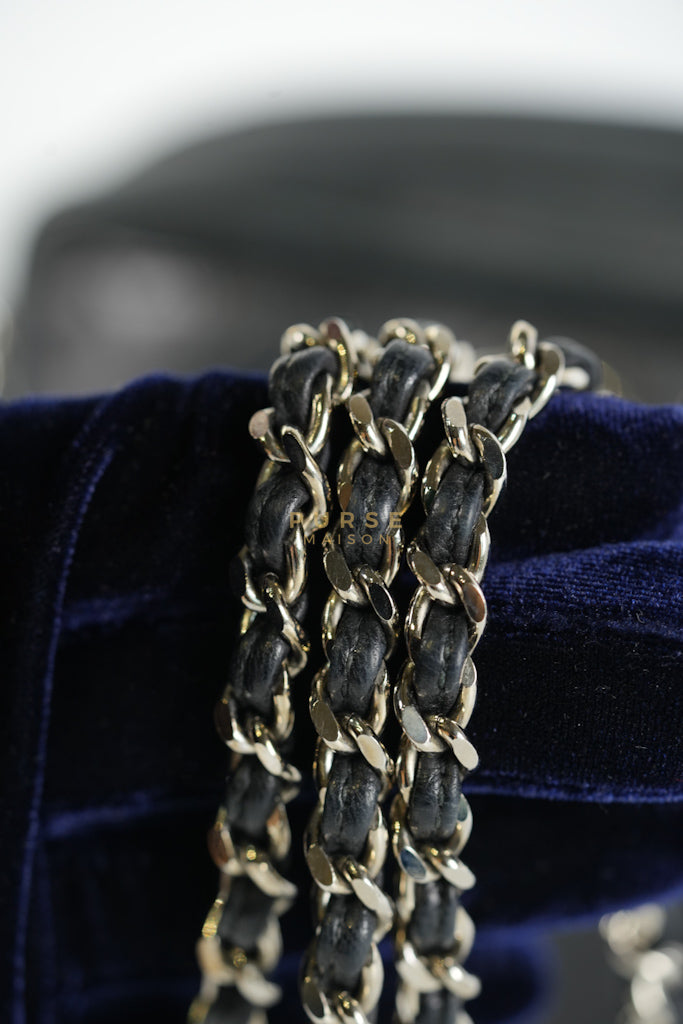 Square Camera Bag Vintage Quilted Lambskin Leather and Silver Hardware Series 4 | Purse Maison Luxury Bags Shop