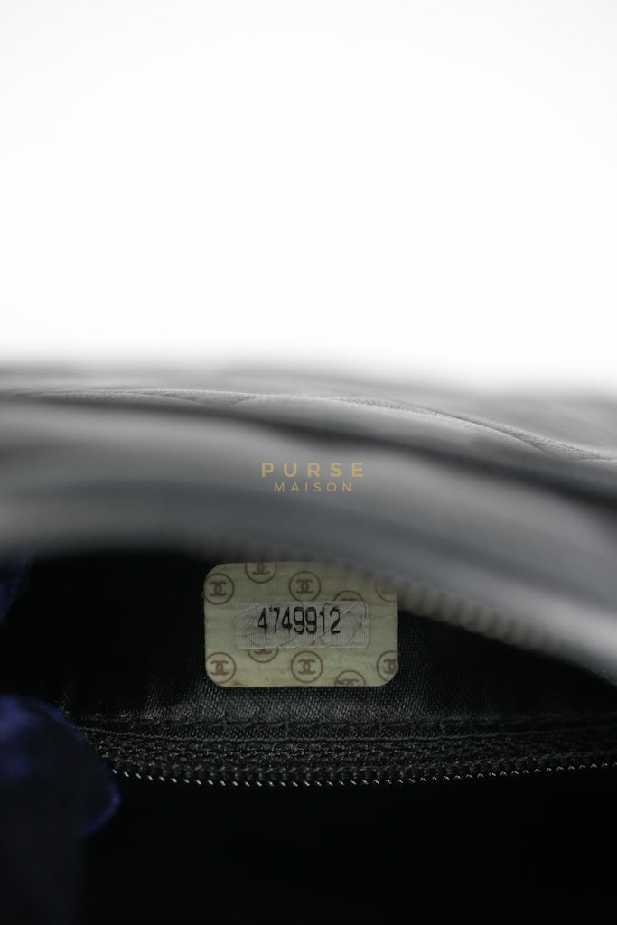 Square Camera Bag Vintage Quilted Lambskin Leather and Silver Hardware Series 4 | Purse Maison Luxury Bags Shop