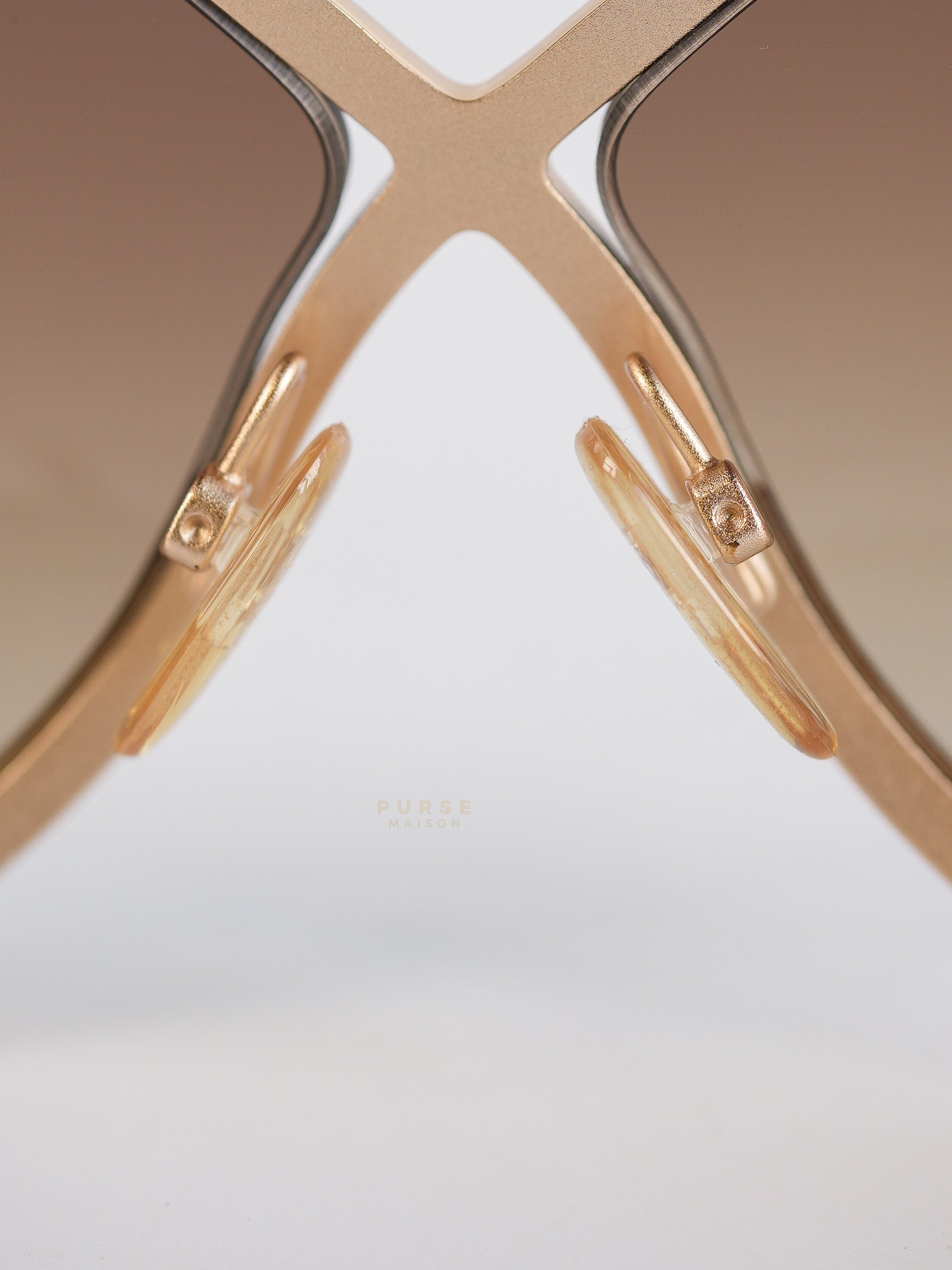 Square Framed Sunglasses Oversized In Brown | Purse Maison Luxury Bags Shop