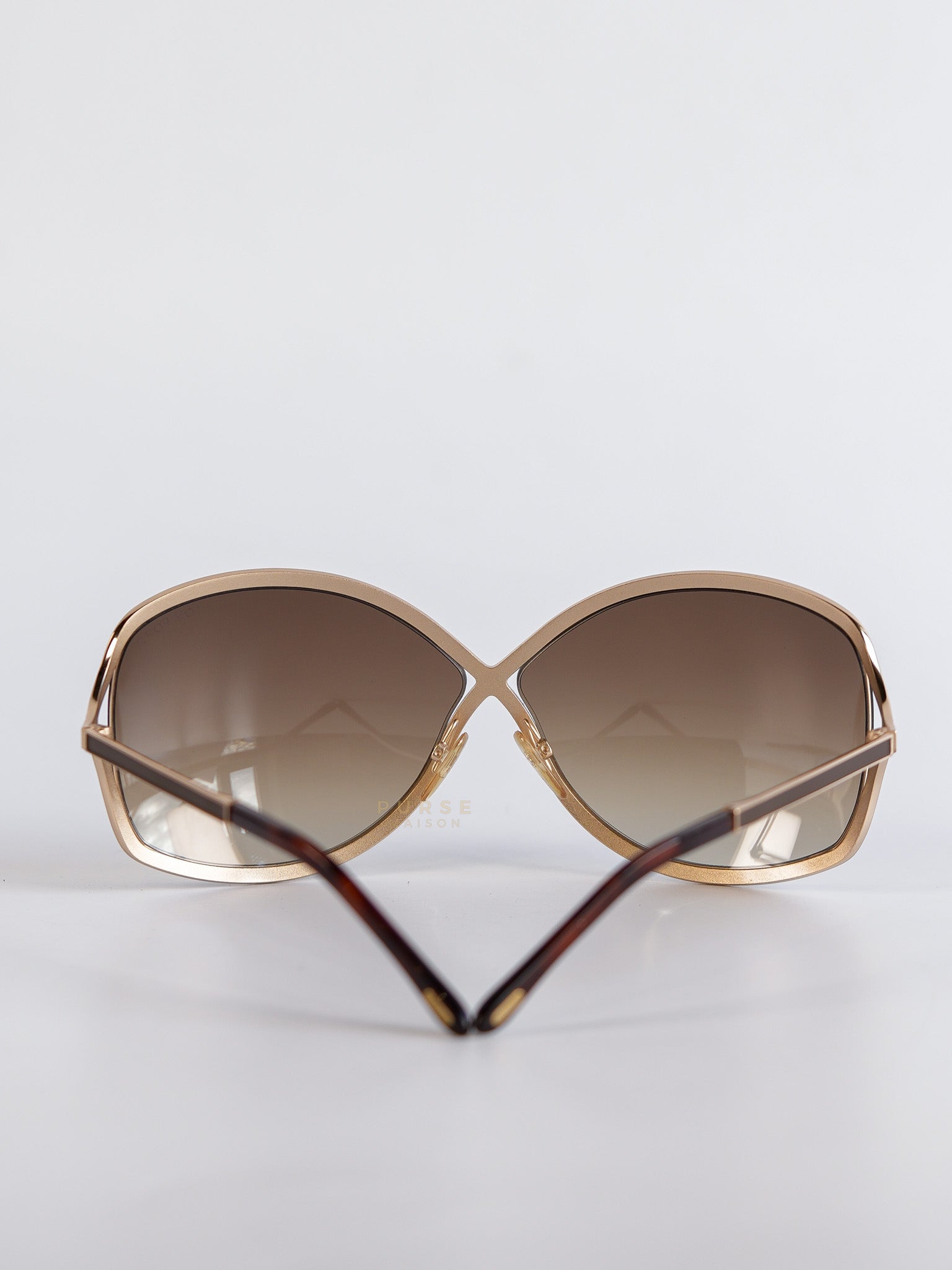 Square Framed Sunglasses Oversized In Brown | Purse Maison Luxury Bags Shop