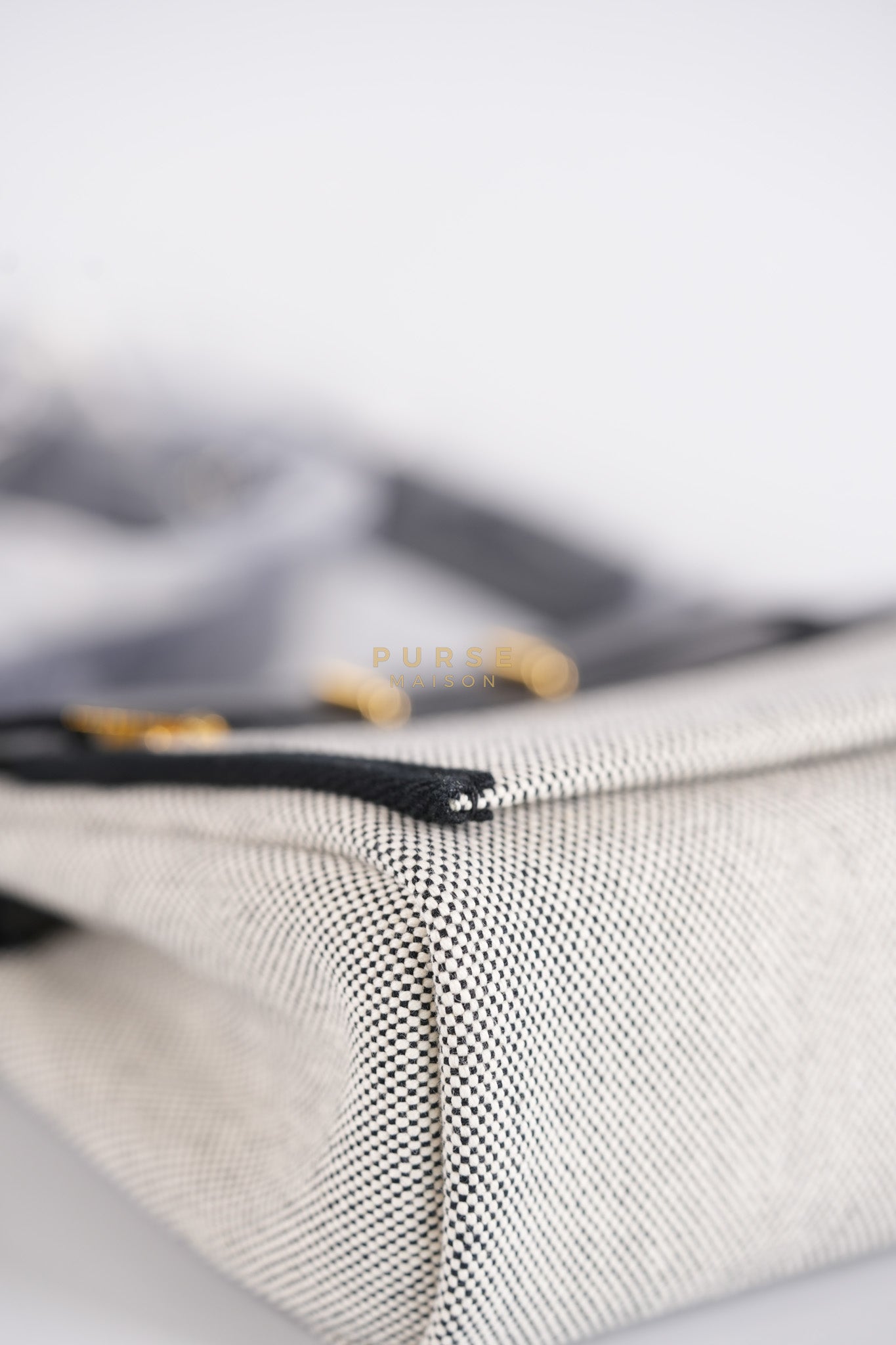 Mini Herbag Zip 20 in Viking/Vache Hunter Ecru & Gold Hardware Stamp K(2025) | Purse Maison Luxury Bags Shop