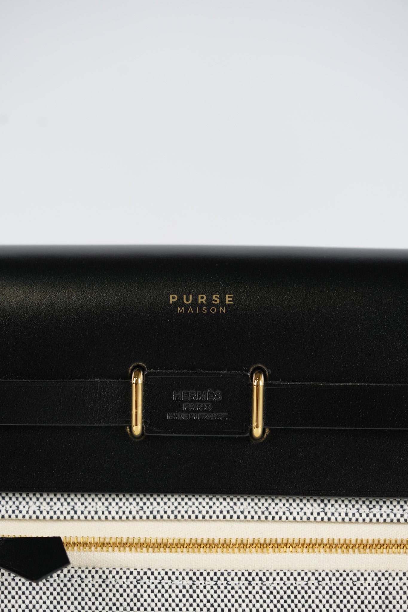 Mini Herbag Zip 20 in Viking/Vache Hunter Ecru & Gold Hardware Stamp K(2025) | Purse Maison Luxury Bags Shop
