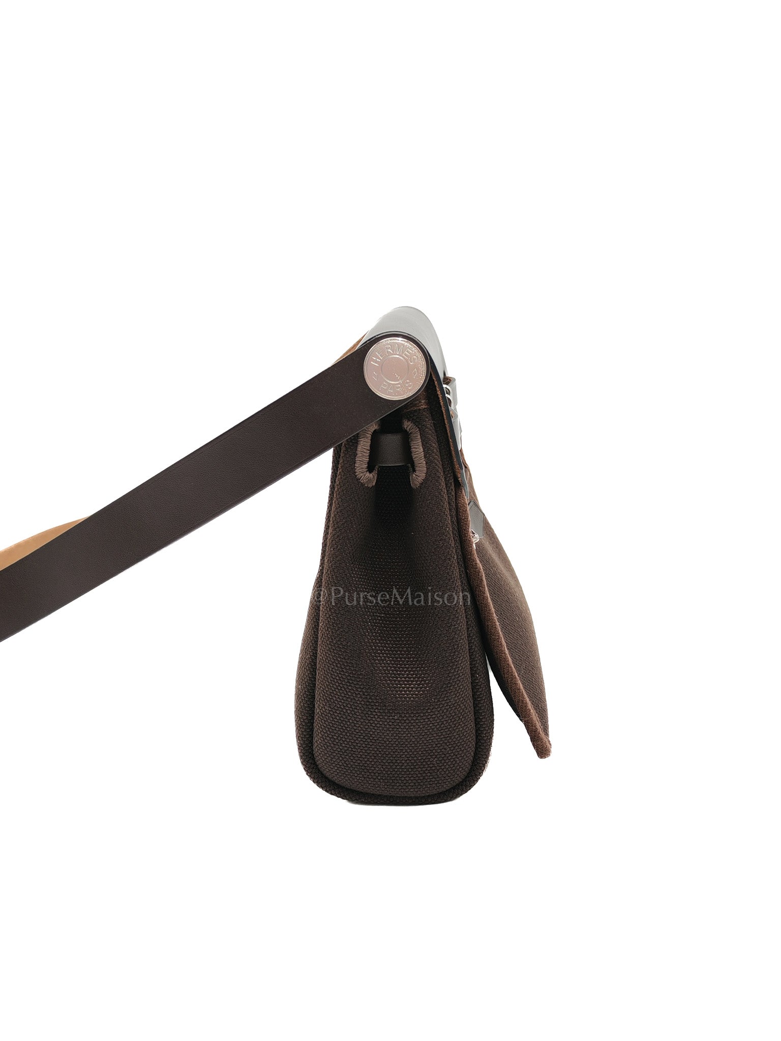 Mini Herbag Zip 20 in Ebene Canvas & Palladium Hardware Stamp K(2025)