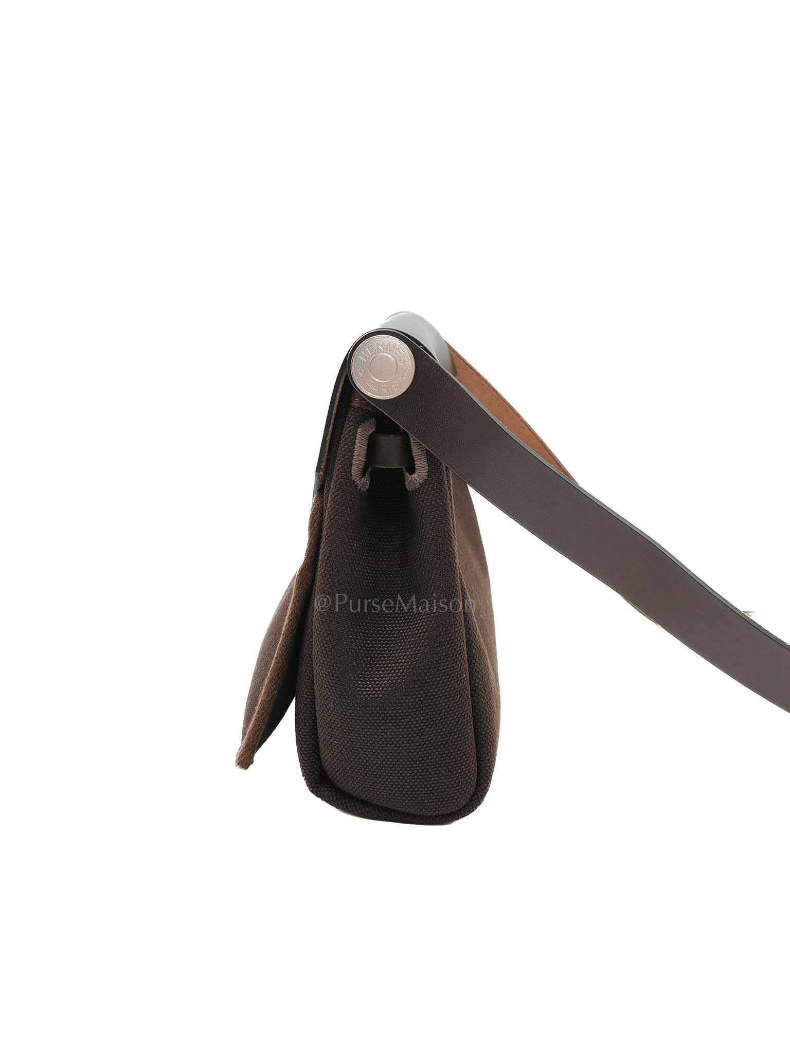 Mini Herbag Zip 20 in Ebene Canvas & Palladium Hardware Stamp K(2025)