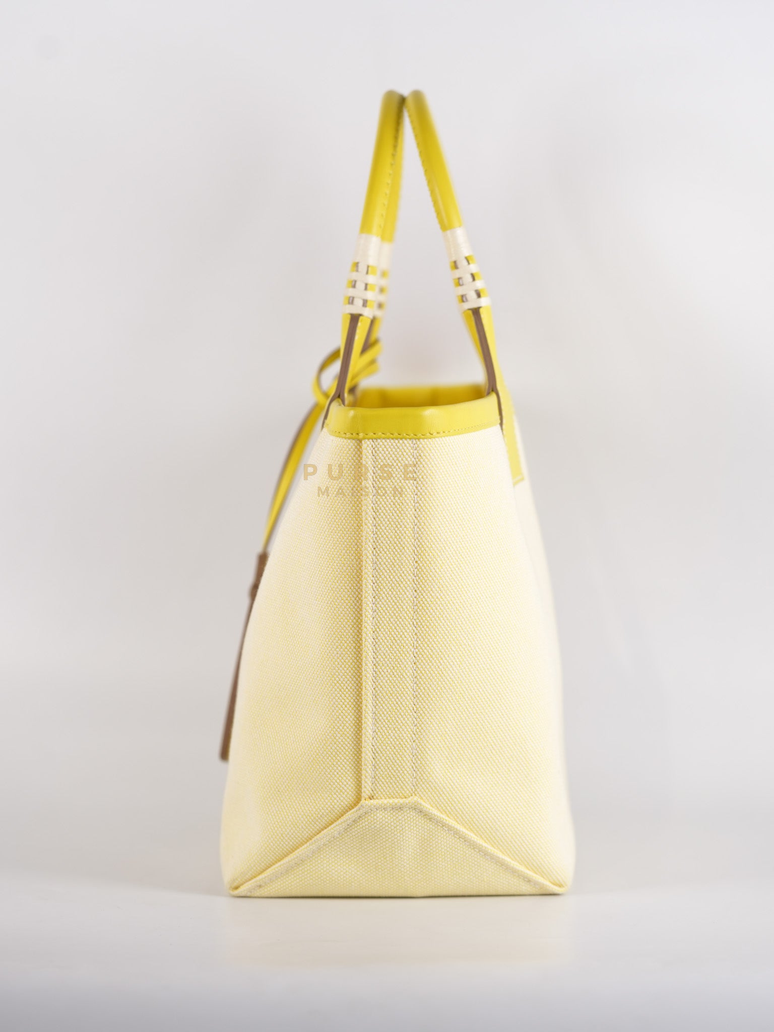 Steeple 25 in Yellow Toilash Vau Swift Leather Stamp U (2022) | Purse Maison Luxury Bags Shop