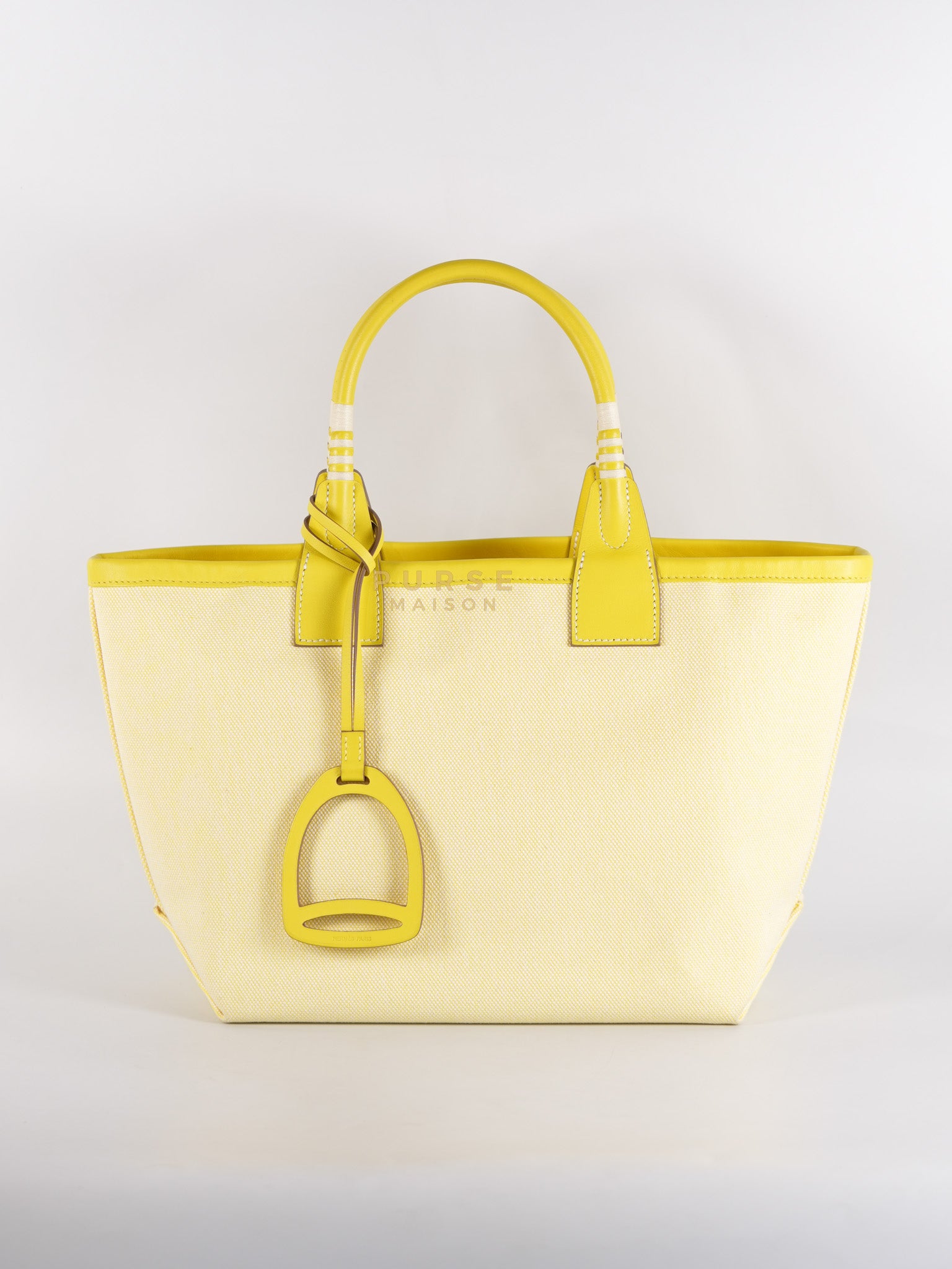 Steeple 25 in Yellow Toilash Vau Swift Leather Stamp U (2022) | Purse Maison Luxury Bags Shop