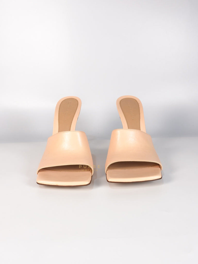Stretch Mule Sandals Beige in Lambskin Leather Size 39 EU (24.5 cm) | Purse Maison Luxury Bags Shop