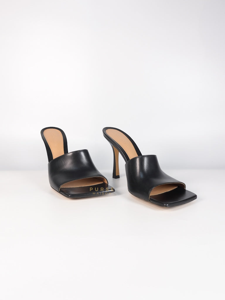 Stretch Mule Sandals Black in Lambskin Leather Size 39 EU (24.5 cm) | Purse Maison Luxury Bags Shop