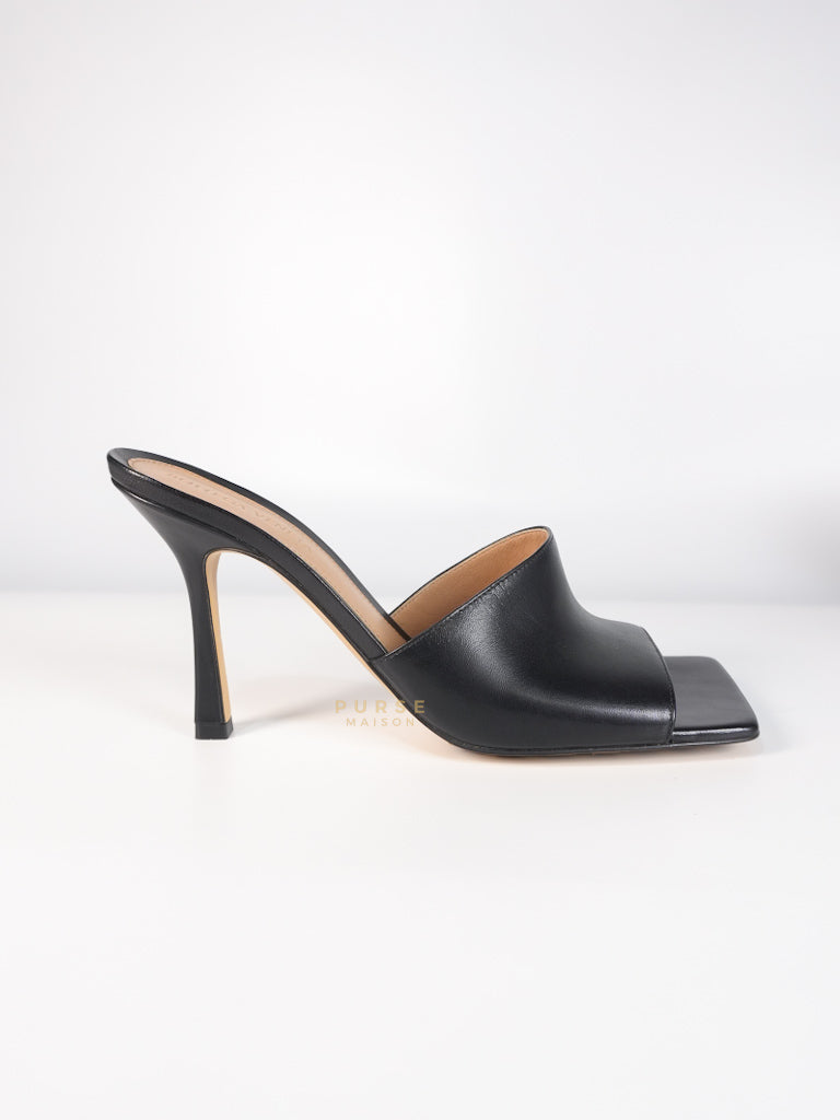 Stretch Mule Sandals Black in Lambskin Leather Size 39 EU (24.5 cm) | Purse Maison Luxury Bags Shop