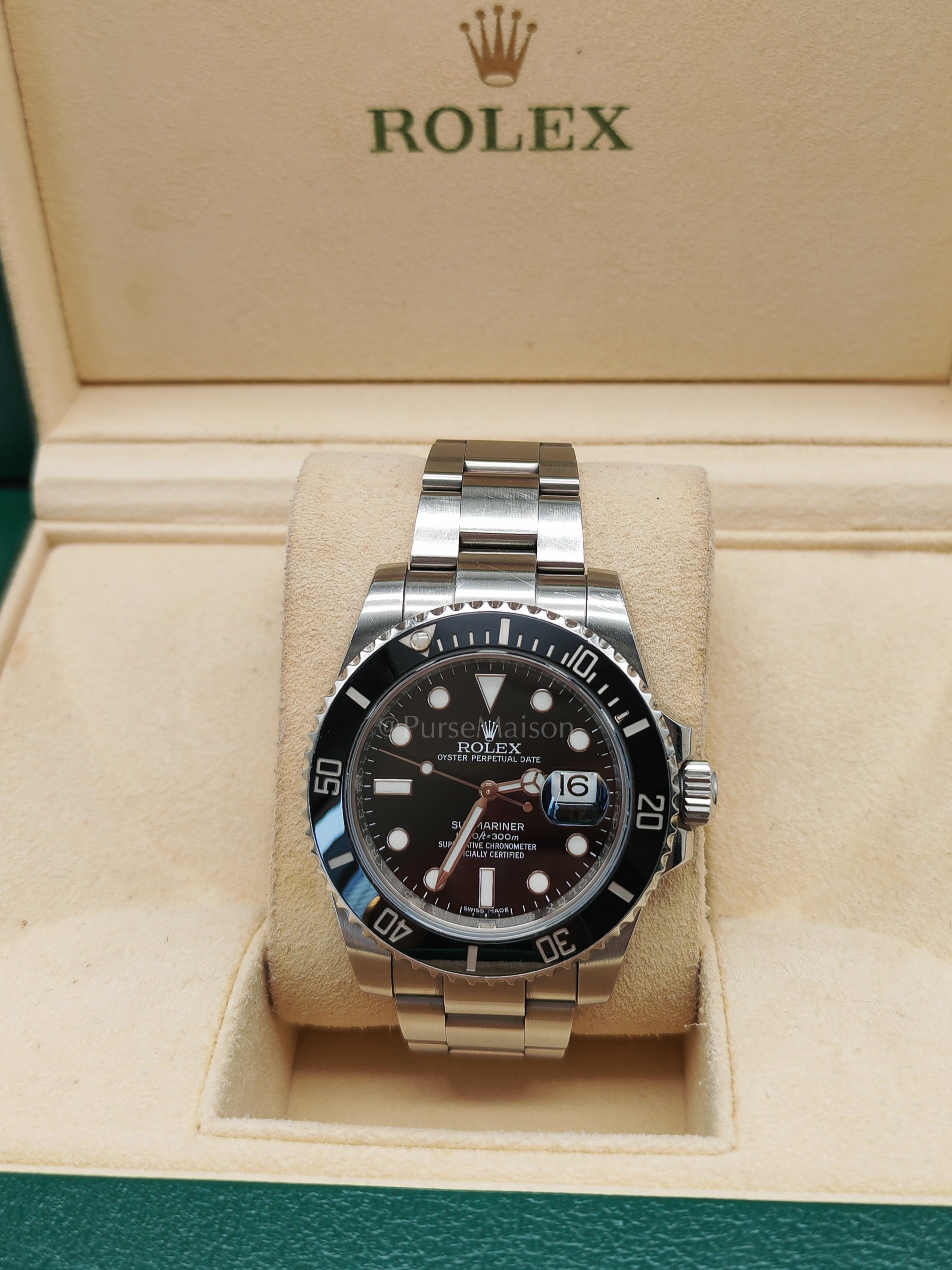 Submariner Oyster Perpetual Date 40mm Black Dial Stainless Steel (Reference No. 116610LN) | Purse Maison Luxury Bags Shop