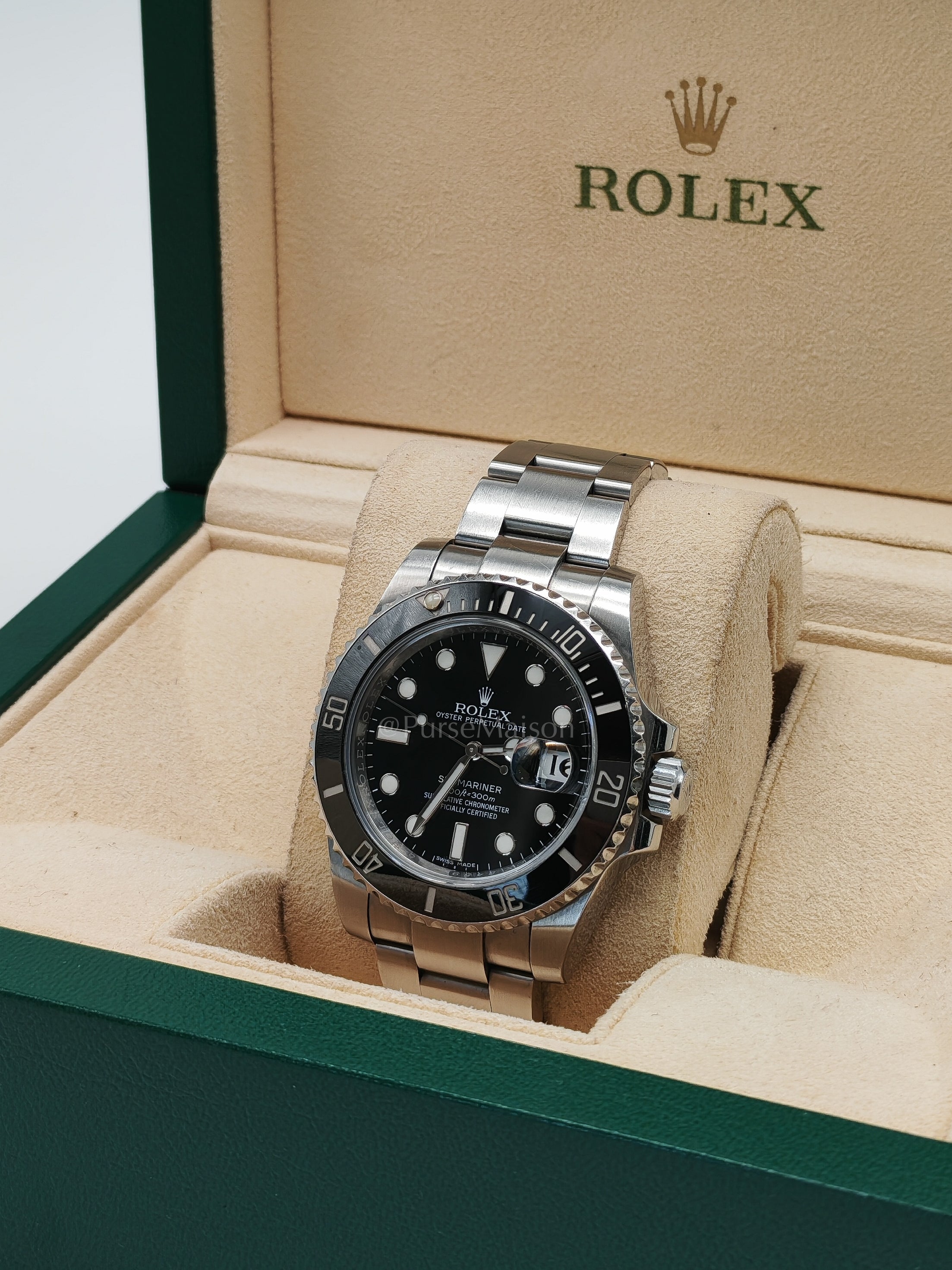 Submariner Oyster Perpetual Date 40mm Black Dial Stainless Steel (Reference No. 116610LN) | Purse Maison Luxury Bags Shop