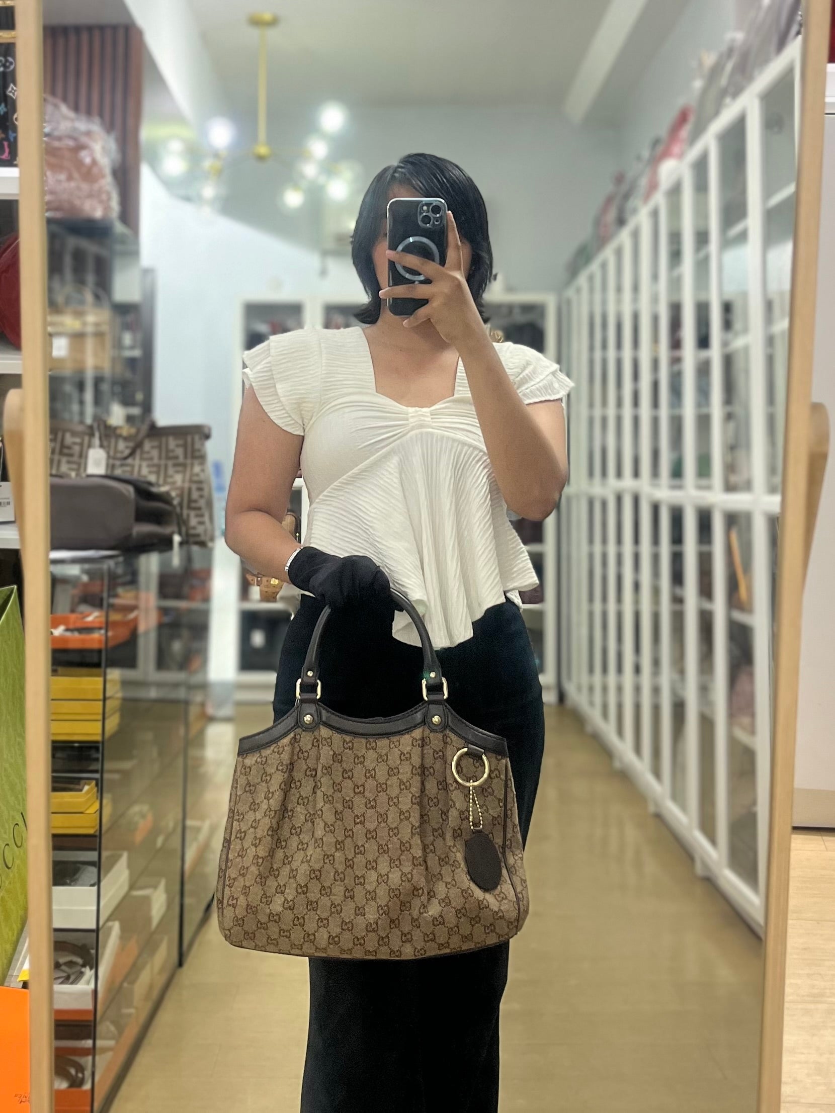 Sukey Monogram Hobo Bag | Purse Maison Luxury Bags Shop