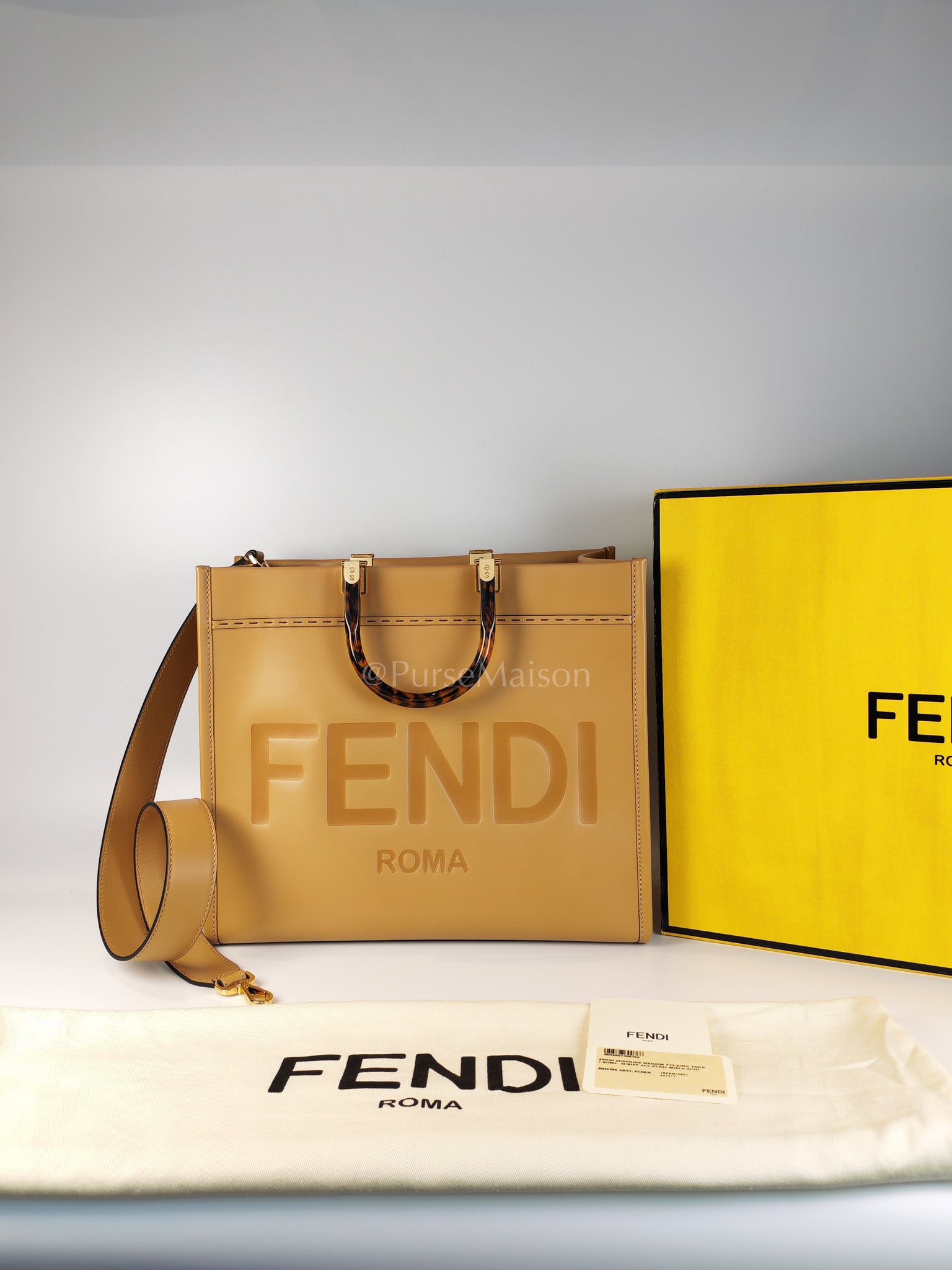 Sunshine Medium in Beige Smooth Calfskin Leather Tote Bag | Purse Maison Luxury Bags Shop