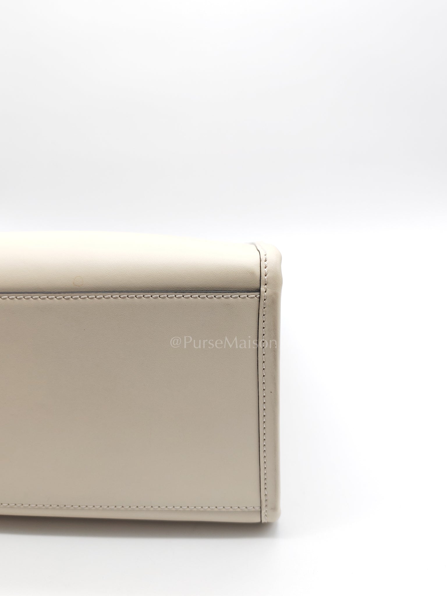 Sunshine Medium in White Smooth Calfskin Leather Tote Bag | Purse Maison Luxury Bags Shop