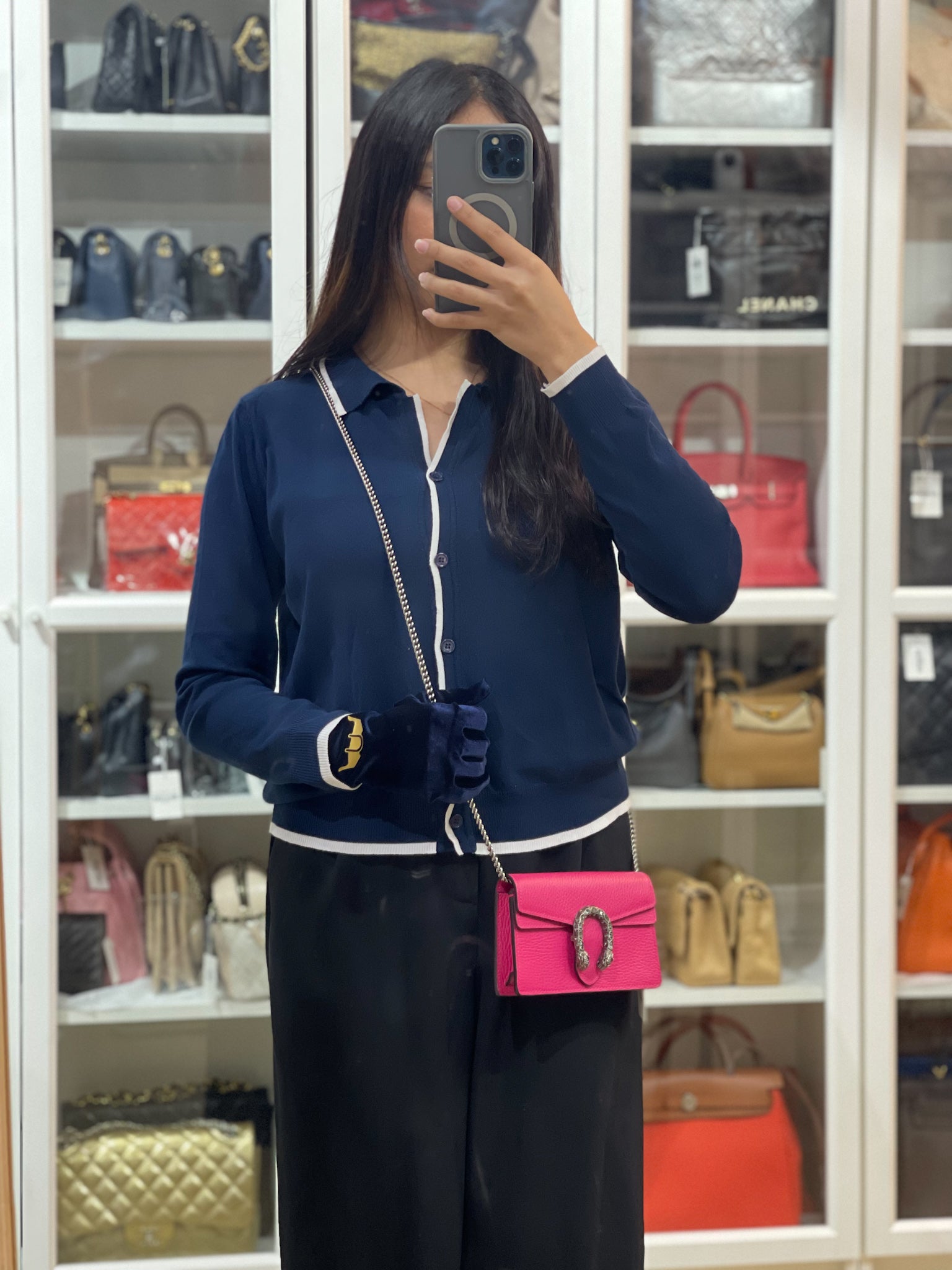 Super Mini Dionysus in Pink Grained Calfskin Leather Chain Bag | Purse Maison Luxury Bags Shop