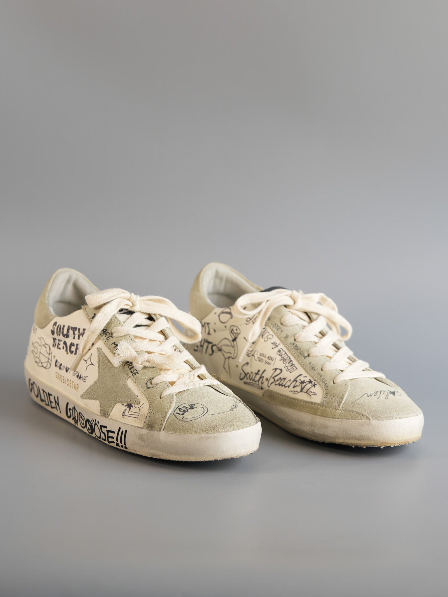 Superstar Classic Graffiti White Ice Black 37 EU (23cm) | Purse Maison Luxury Bags Shop