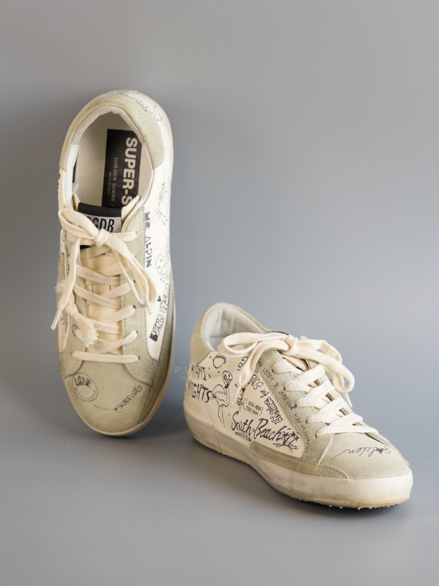 Superstar Classic Graffiti White Ice Black 37 EU (23cm) | Purse Maison Luxury Bags Shop