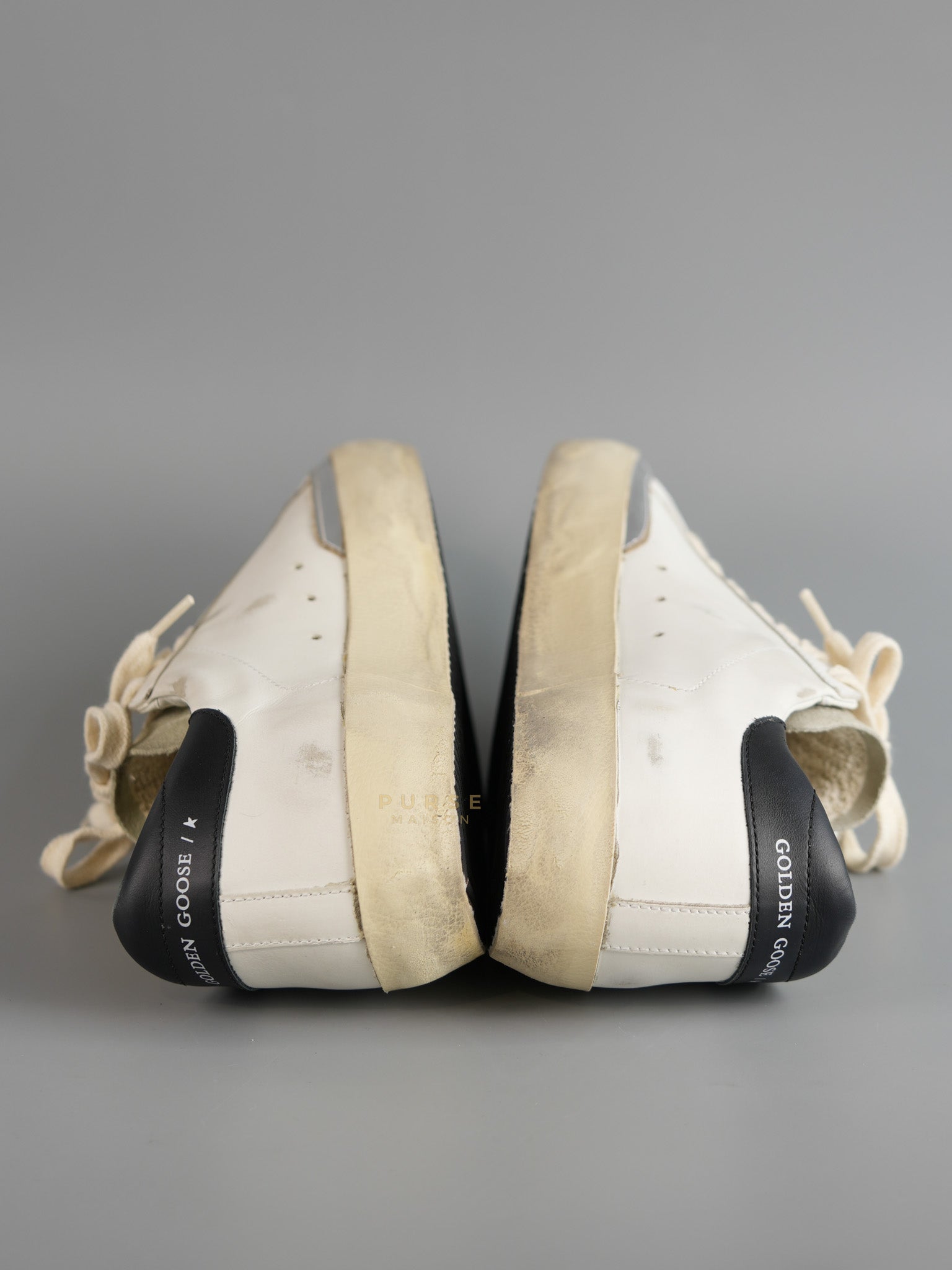 Superstar Classic Suede Toe Leather Quarter and Star Tejus Print White Taupe Black 40 EU (25.5 cm) | Purse Maison Luxury Bags Shop