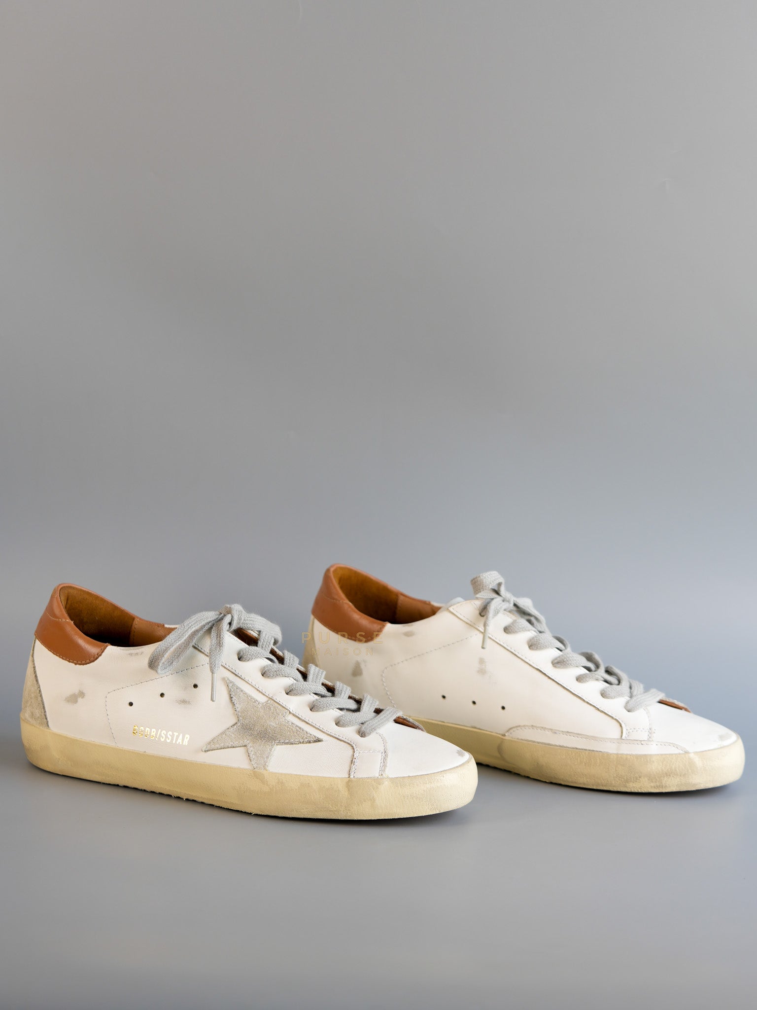Superstar Classic With Spur White Ice Light Brown 41 EU (25.5cm) | Purse Maison Luxury Bags Shop
