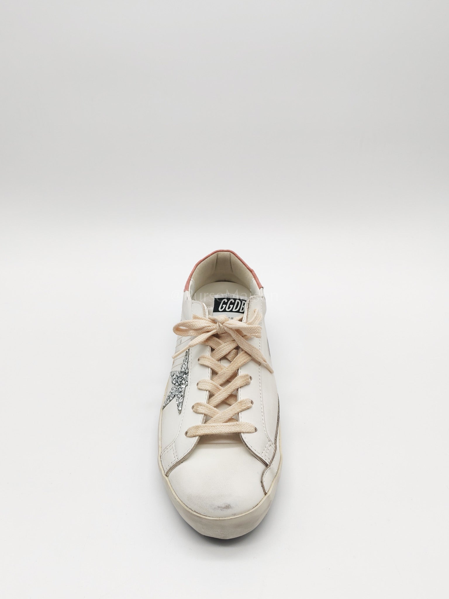 Superstar Sneakers and Pink Crocodile Effect-Leather Heel Counter Size 40 EU(26cm) | Purse Maison Luxury Bags Shop