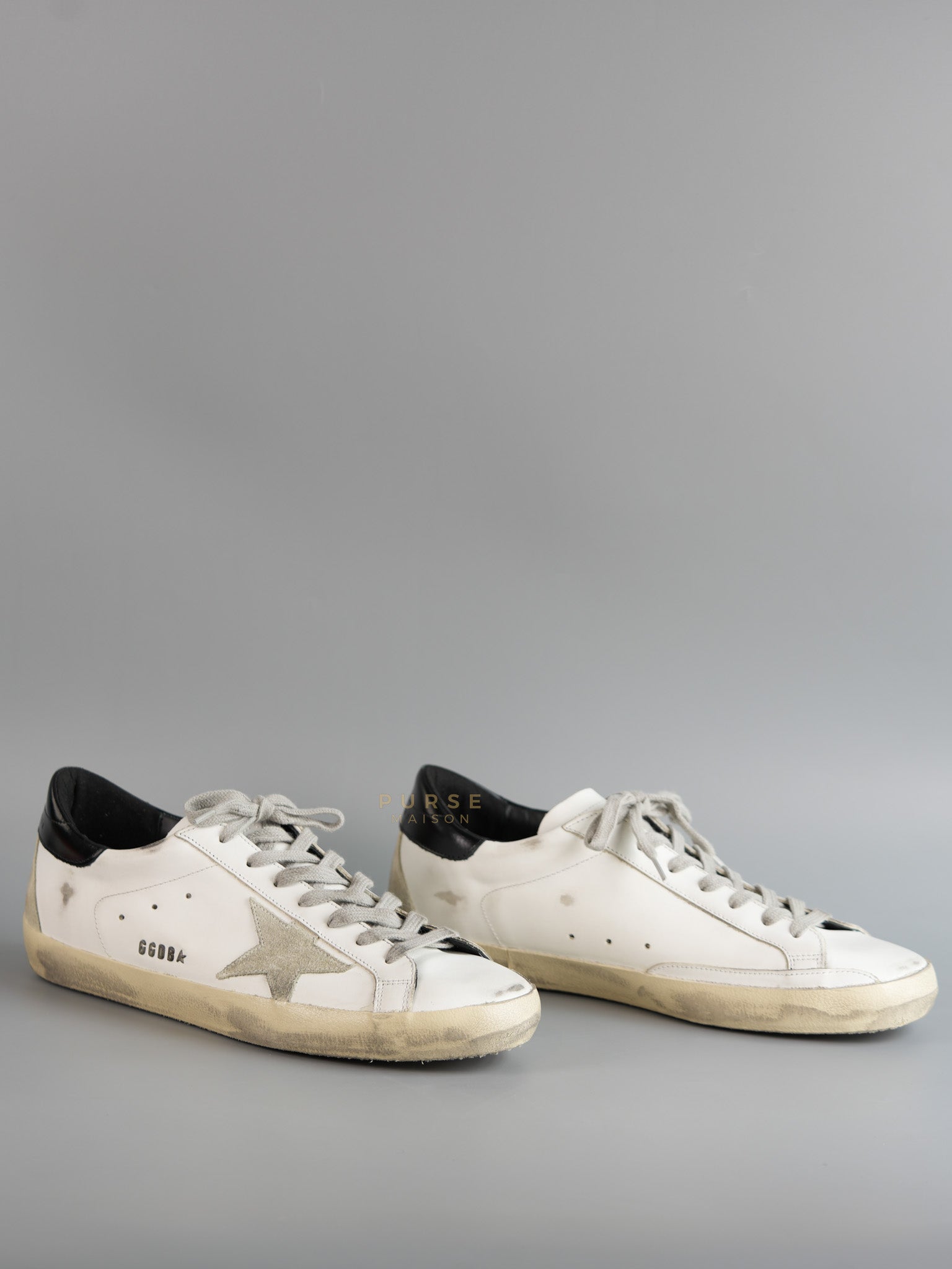 Superstar Star Patch Black Sole Sneakers Metallic Size 43 EU (27 cm) | Purse Maison Luxury Bags Shop