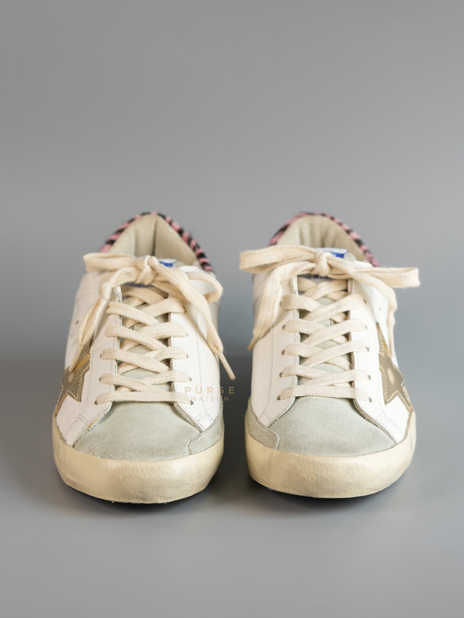 Superstar Suede Toe Zebra Horsy Heel and Spur 37 EU (23 cm) | Purse Maison Luxury Bags Shop